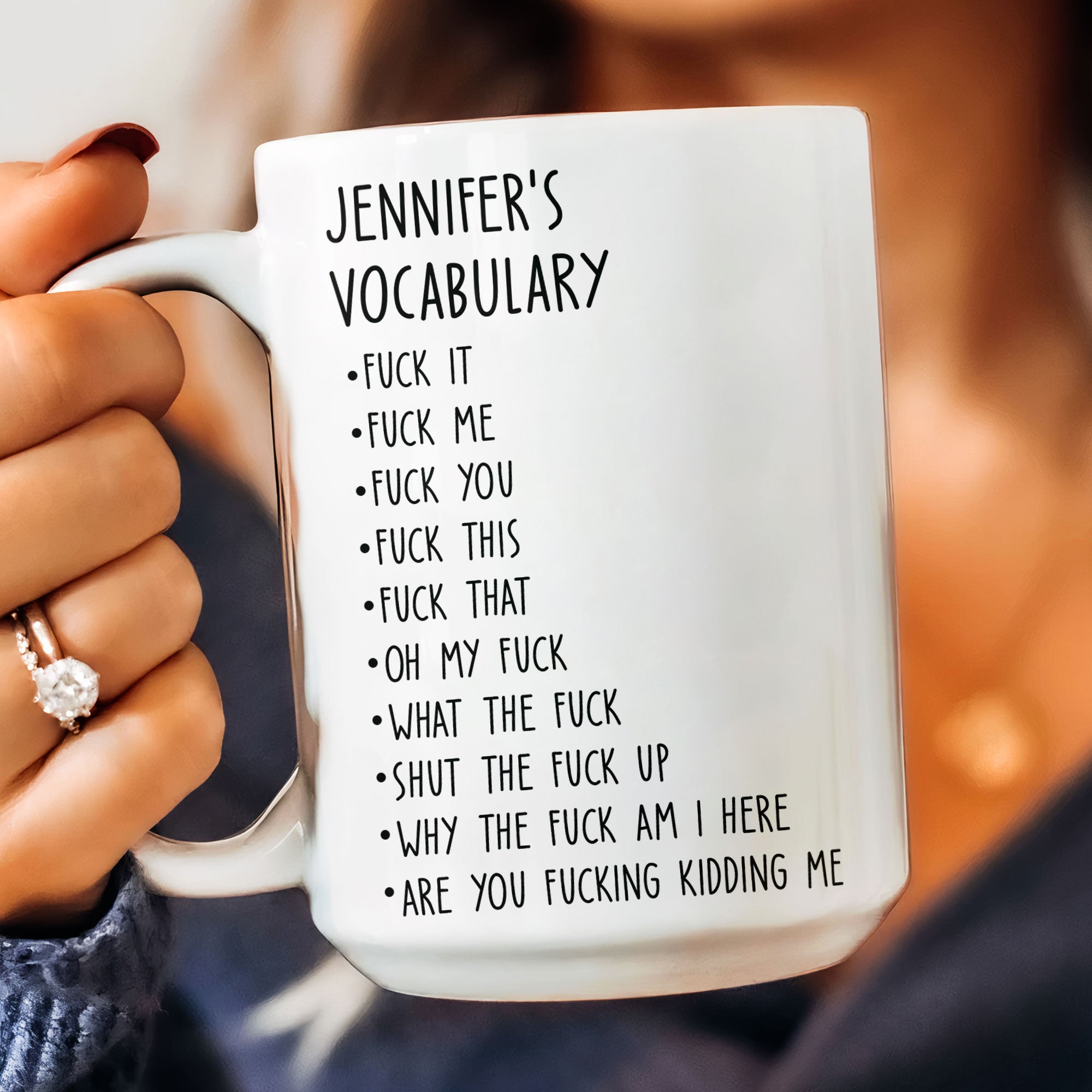 Funny Mug - Custom Job Title - Fun Gifts For Coworker, Friends, Boss, Nurse - Personalized Mug