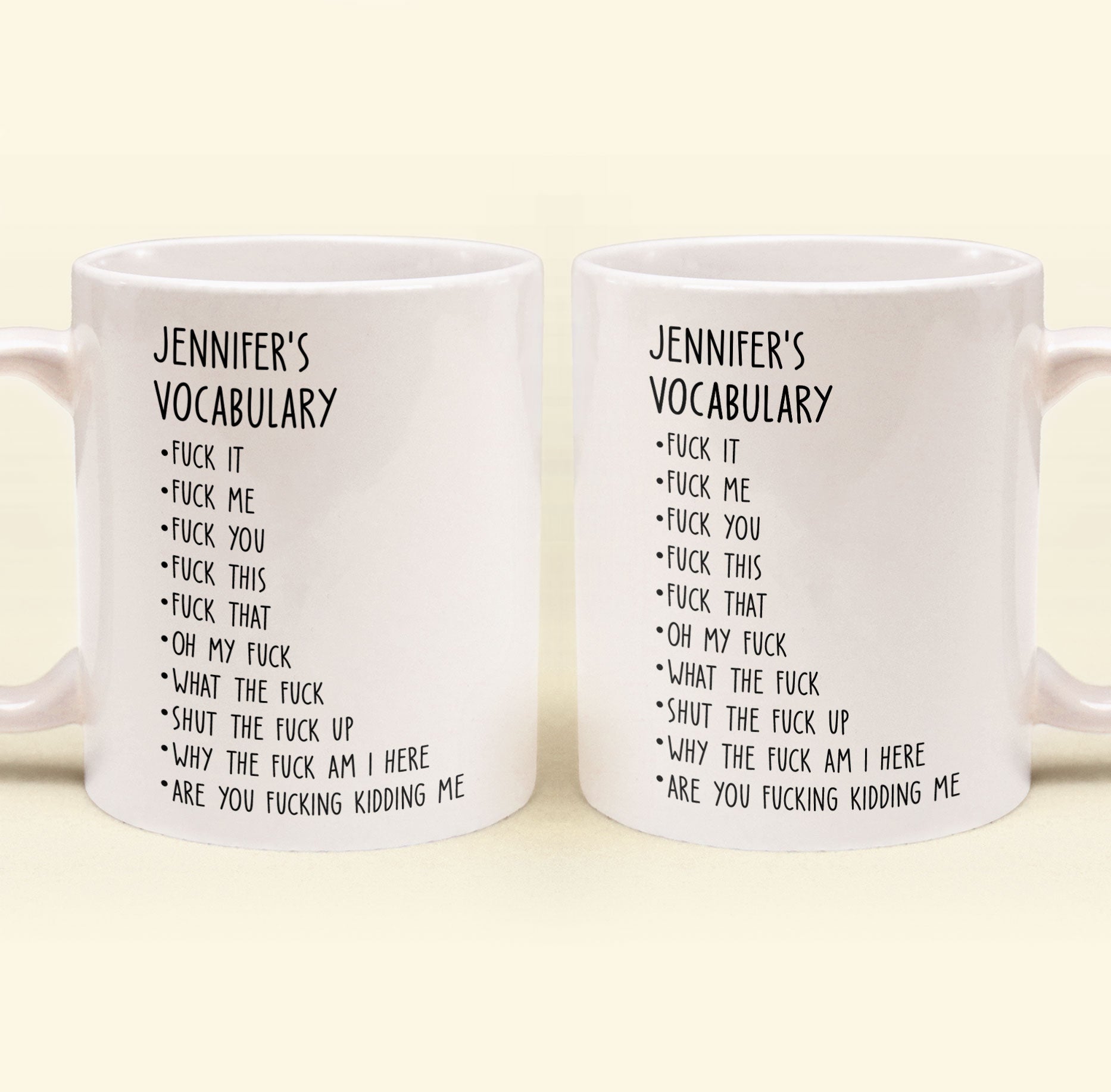 Funny Mug - Custom Job Title - Fun Gifts For Coworker, Friends, Boss, Nurse - Personalized Mug