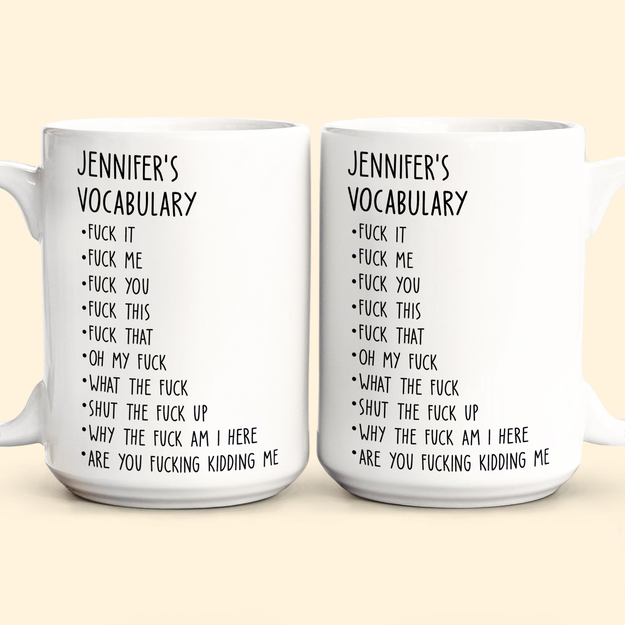 Funny Mug - Custom Job Title - Fun Gifts For Coworker, Friends, Boss, Nurse - Personalized Mug