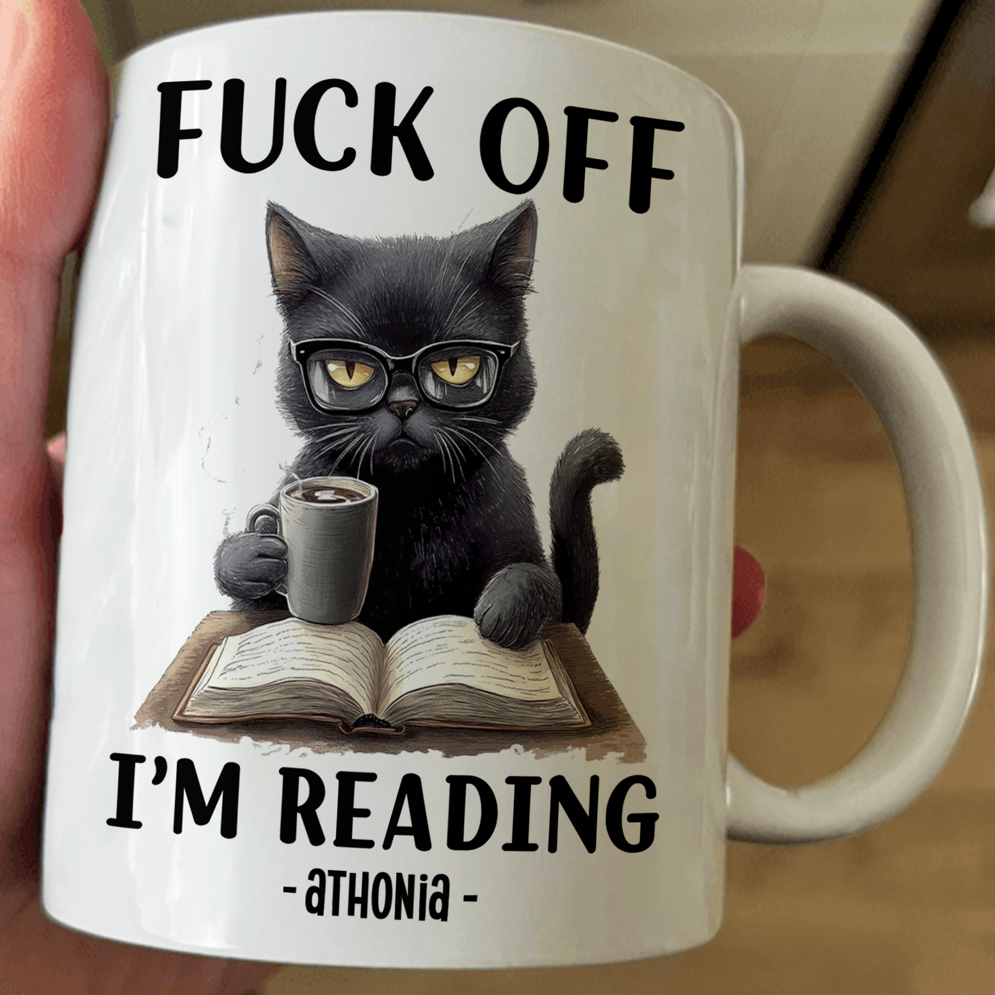 Funny Mug - F*Ck Off I'm Reading - Gifts For Book Lovers, Nerd, Librarian - Personalized Mug