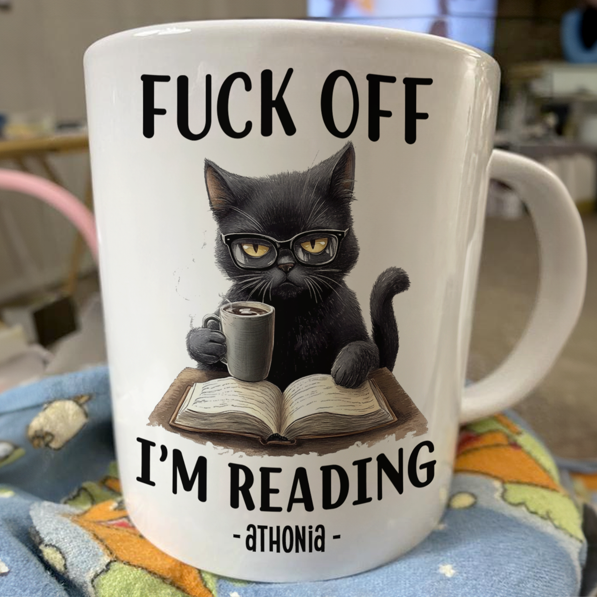 Funny Mug - F*Ck Off I'm Reading - Gifts For Book Lovers, Nerd, Librarian - Personalized Mug