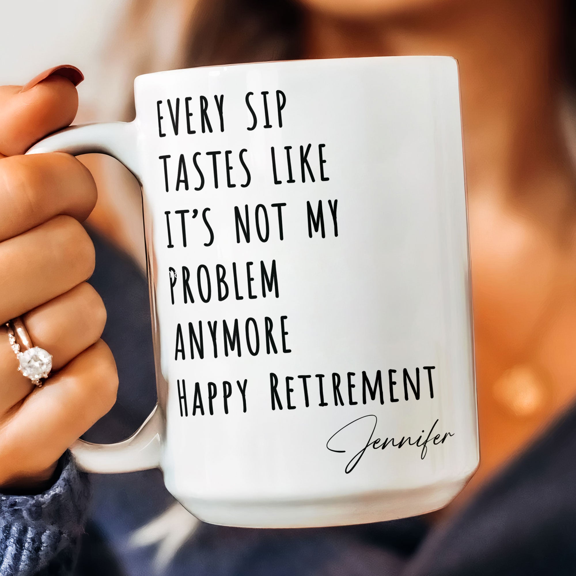 Funny Mug - Retirement - Fun Gifts For Coworker, Friends, Boss - Personalized Mug