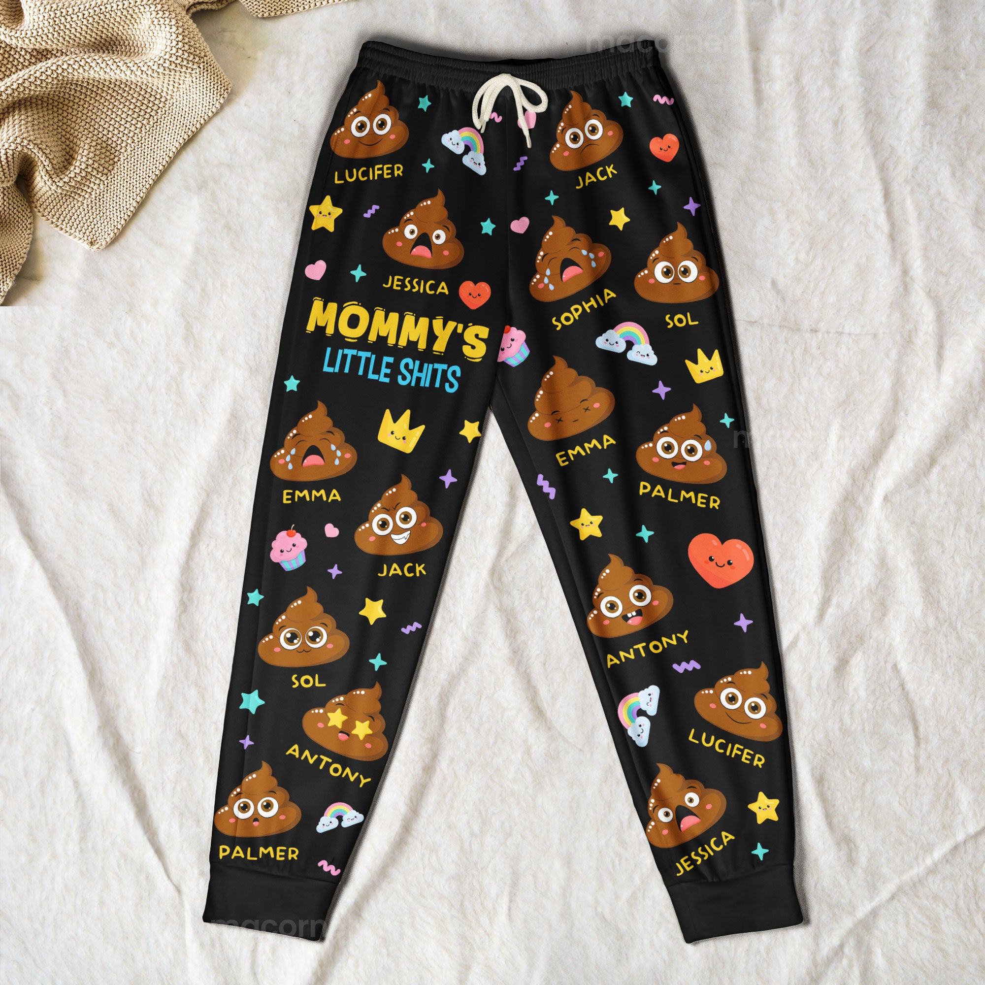 Funny Pants - Mommy's Little Sh*Ts - Mother's Day Gifts, Birthday Gifts - Personalized Sweatpants