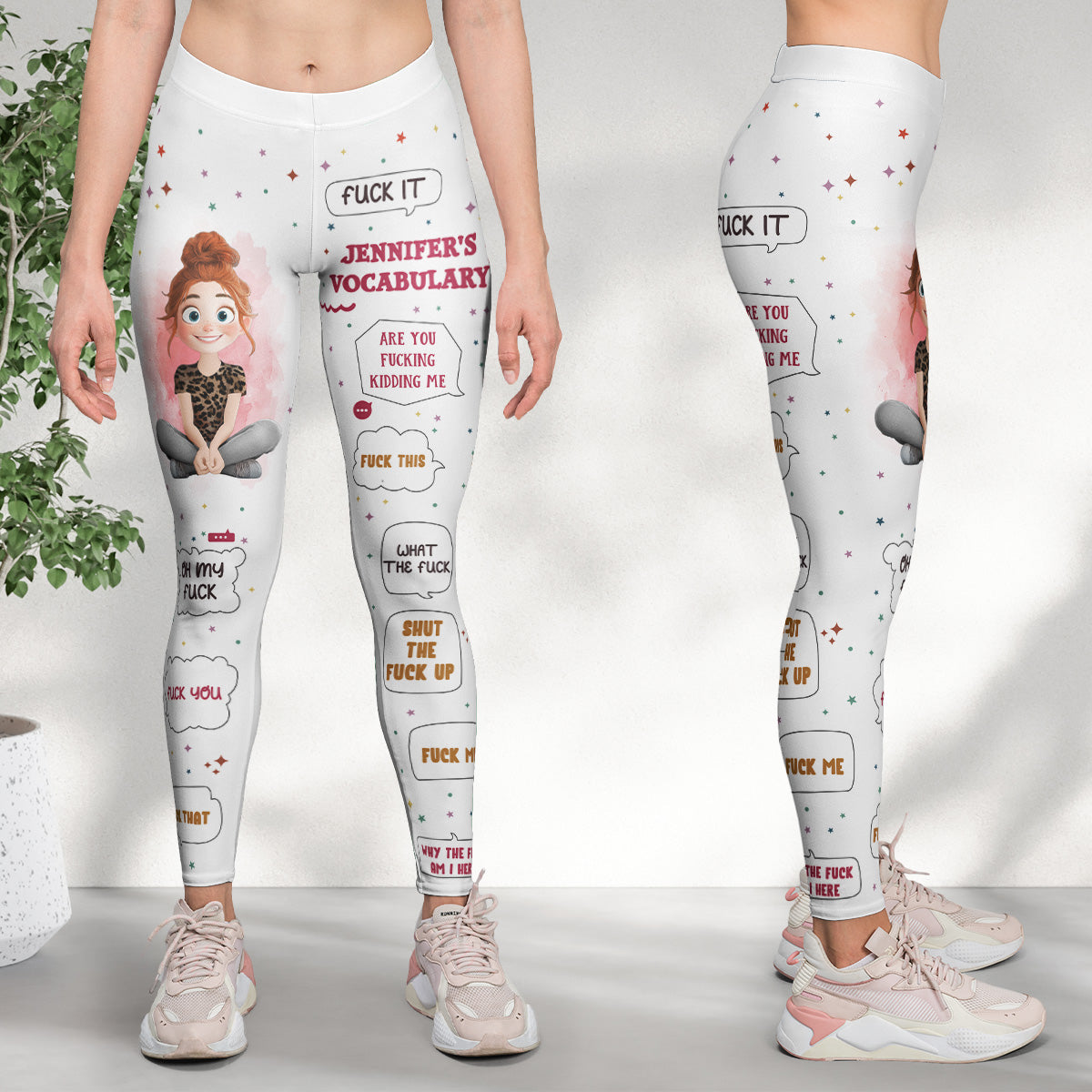 Funny Vocabulary For Me Gift - Personalized Leggings