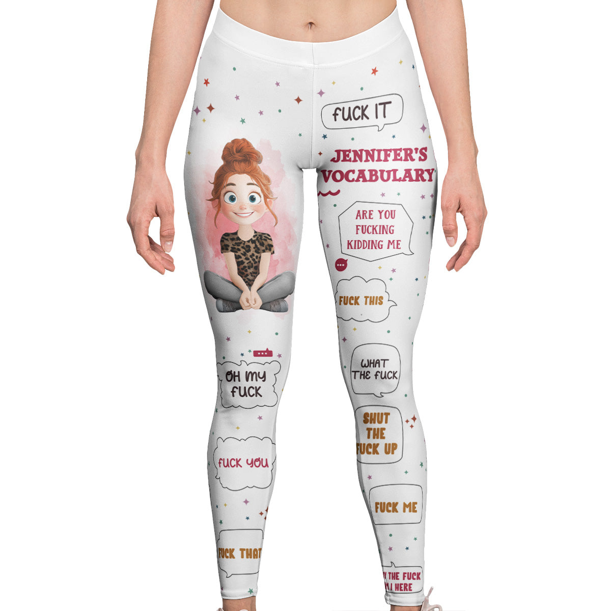 Funny Vocabulary For Me Gift - Personalized Leggings