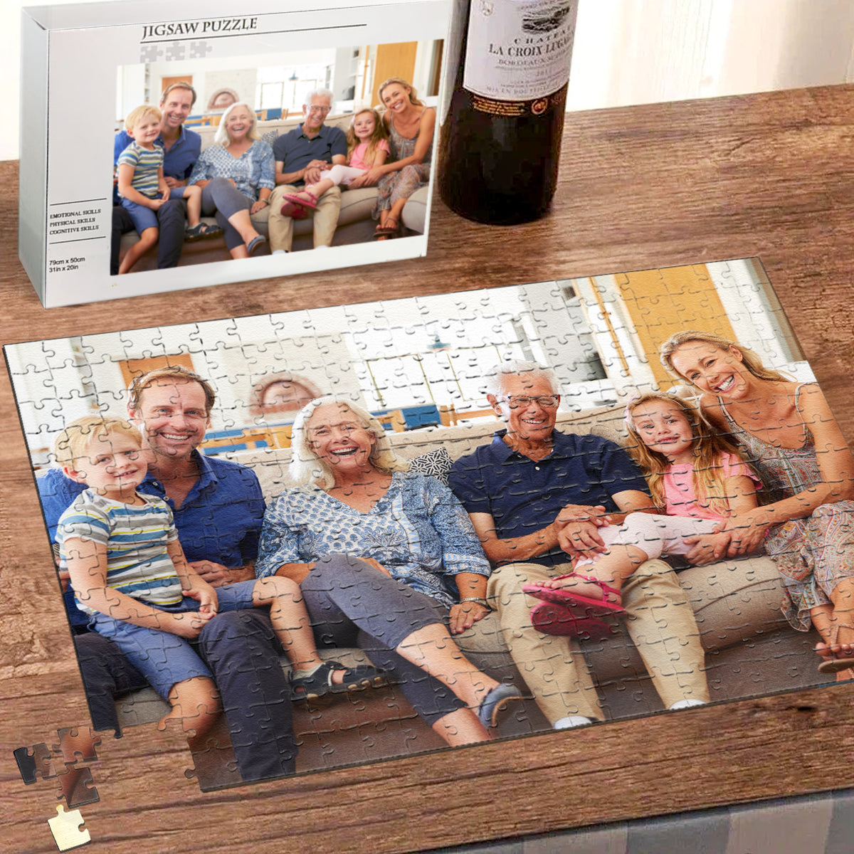 Gift For Grandparents - Personalized Photo Jigsaw Puzzle