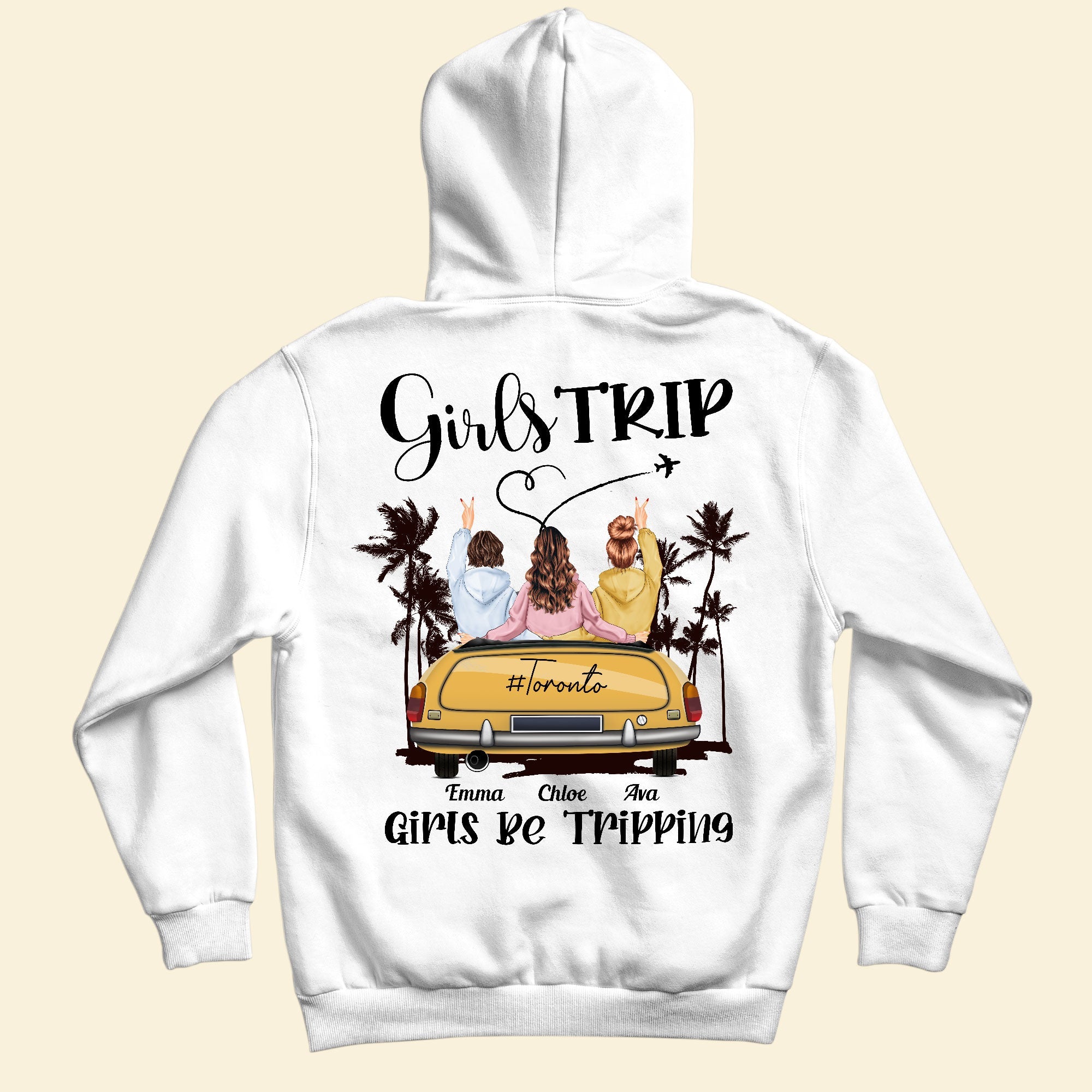 Girls Be Tripping - Personalized Back Printed Shirt