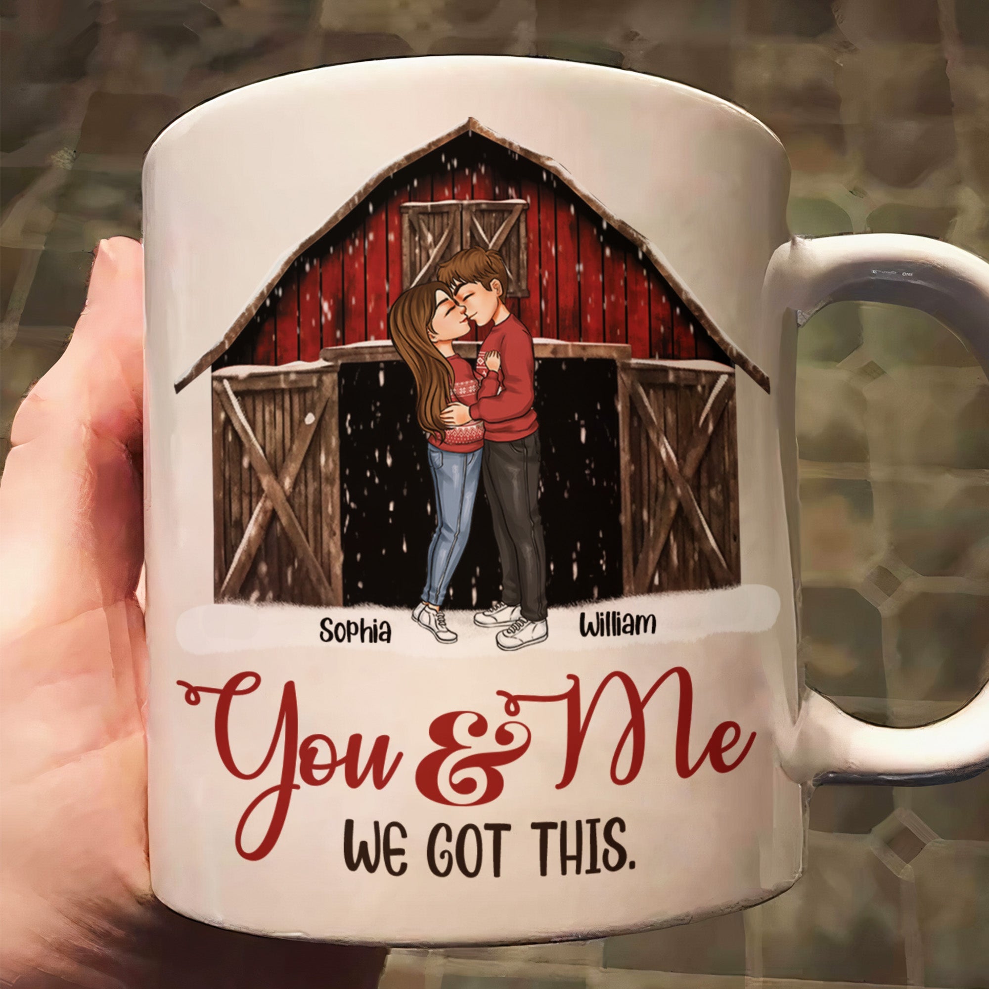 God Knew My Heart Needed You Couples - Personalized Photo Mug