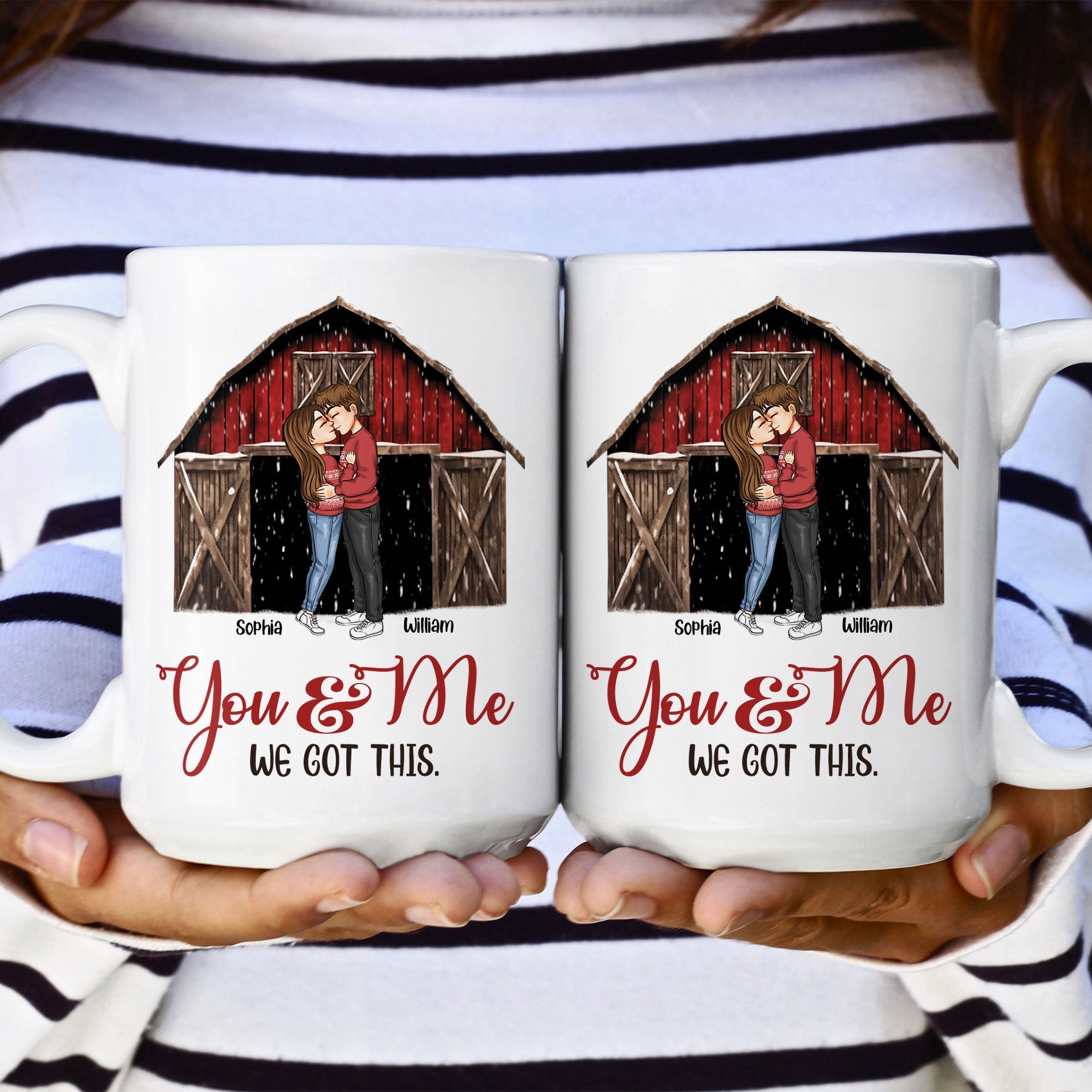 God Knew My Heart Needed You Couples - Personalized Photo Mug