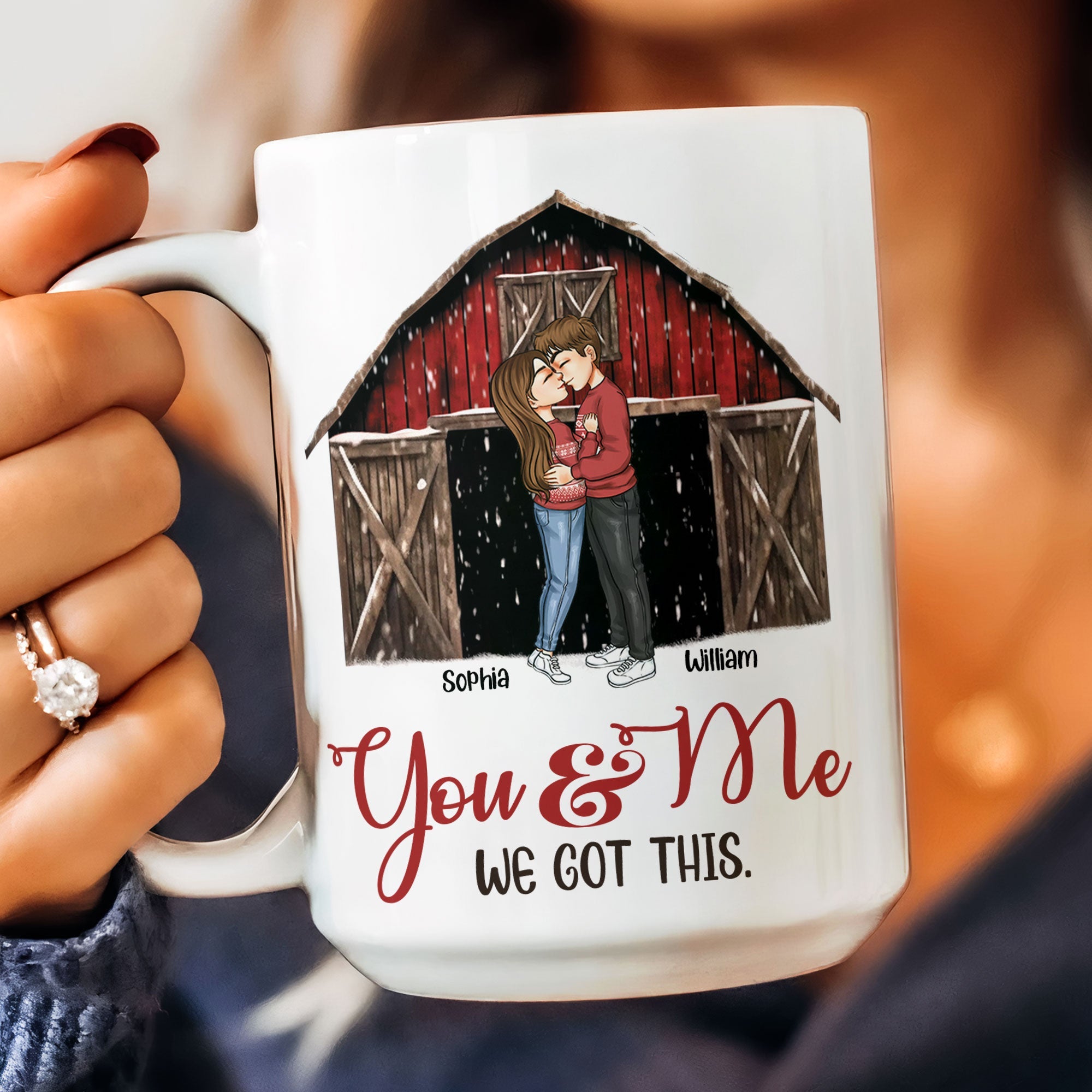 God Knew My Heart Needed You Couples - Personalized Photo Mug