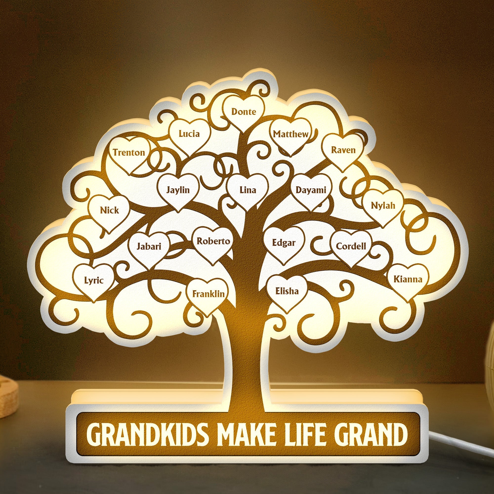 Grandkids Make Life Grand - Personalized Light Box