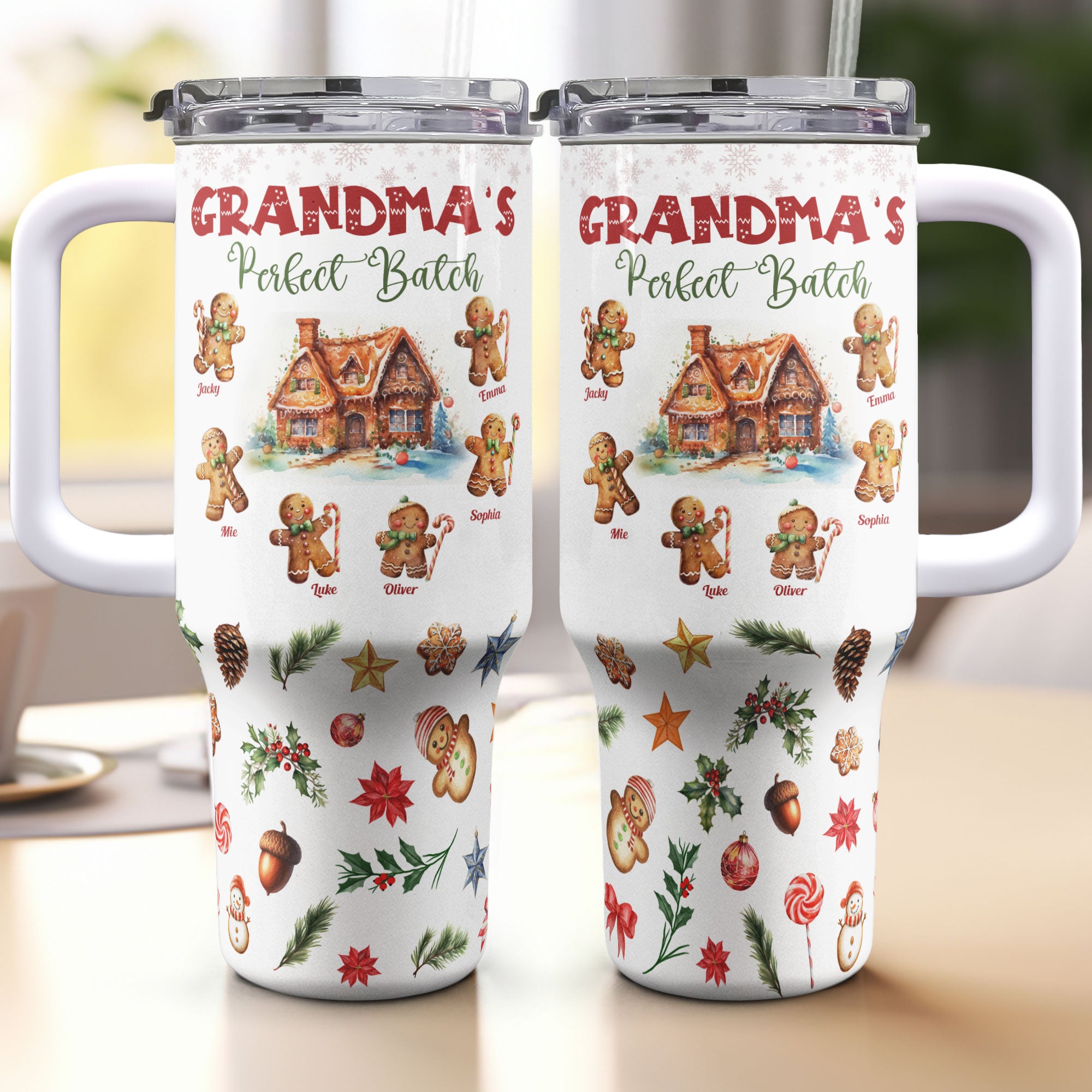 Grandma Perfect Batch Tumbler - Personalized 40oz Tumbler With Straw