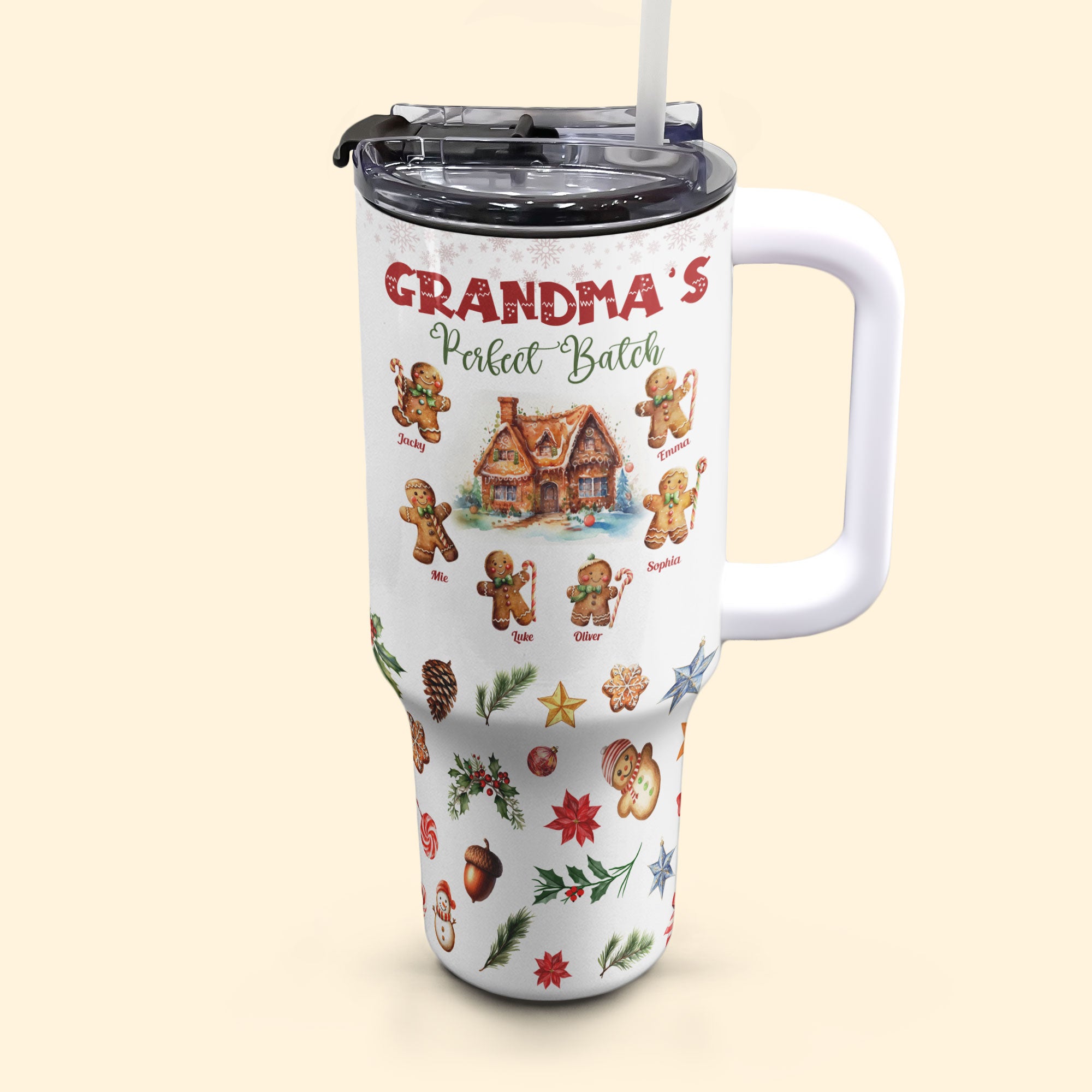 Grandma Perfect Batch Tumbler - Personalized 40oz Tumbler With Straw