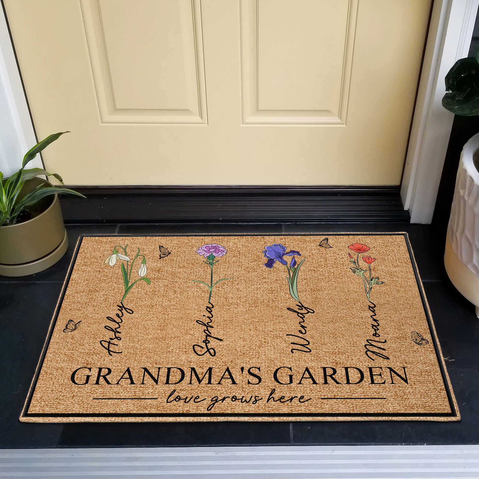 Grandma‘s Garden - Personalized Doormat