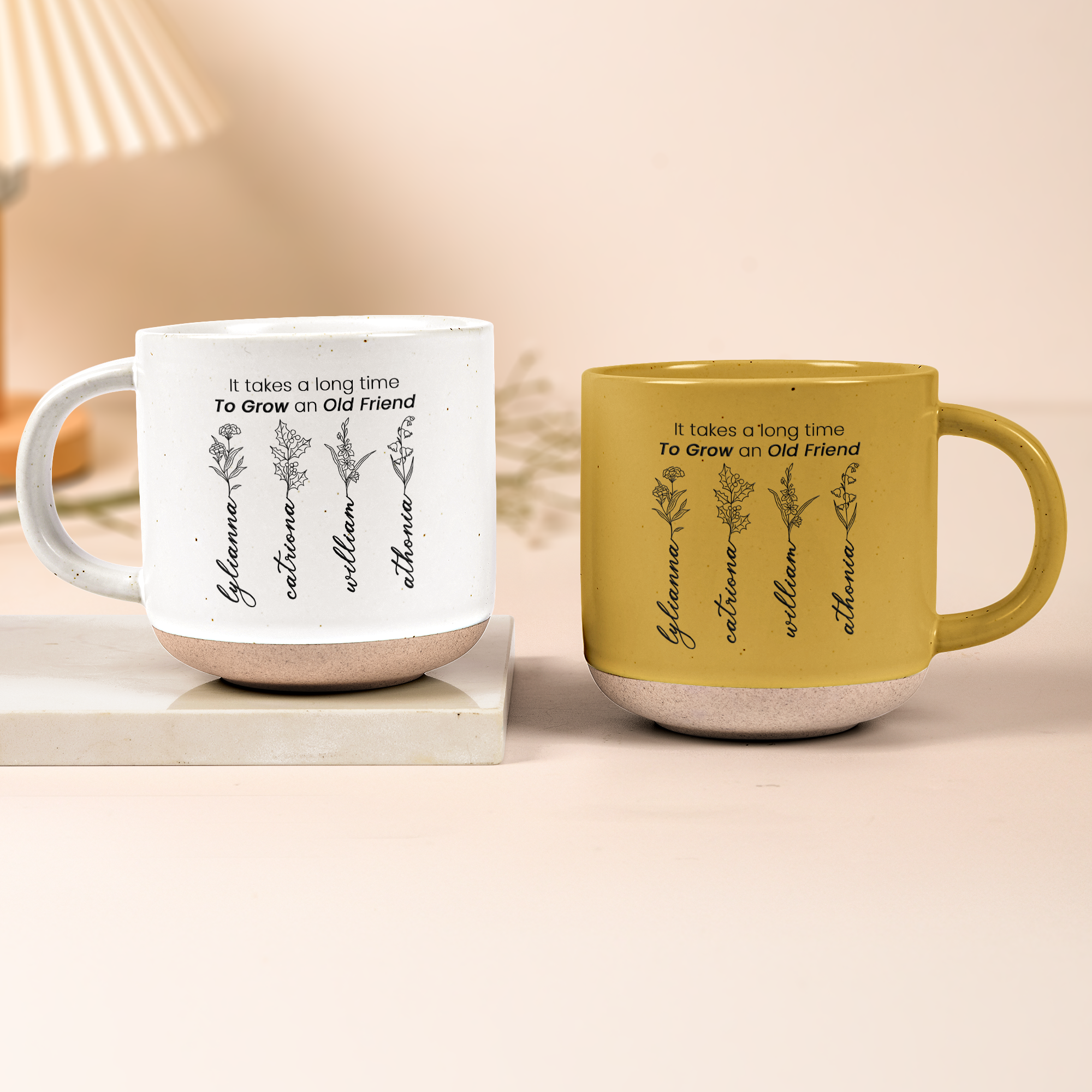 Grow An Old Friend - Personalized Pottery Mug