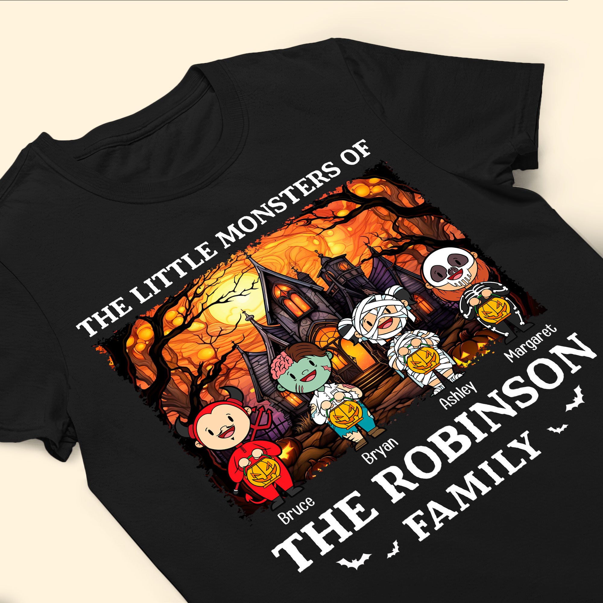 Halloween The Little Monsters Of My Family - Personalized Shirt