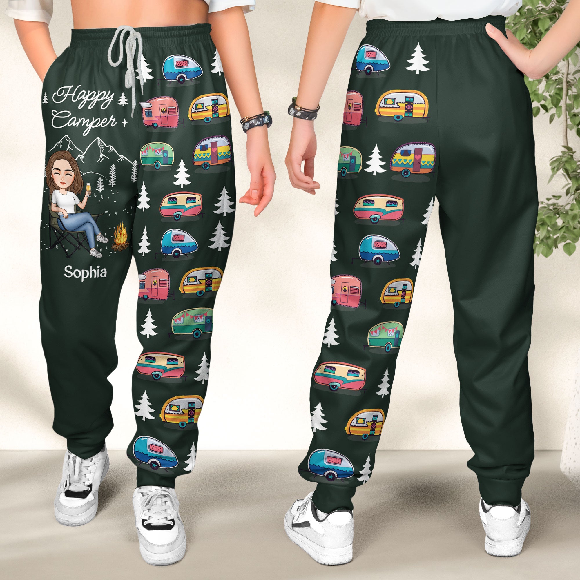 Happy Camper - Personalized Sweatpants