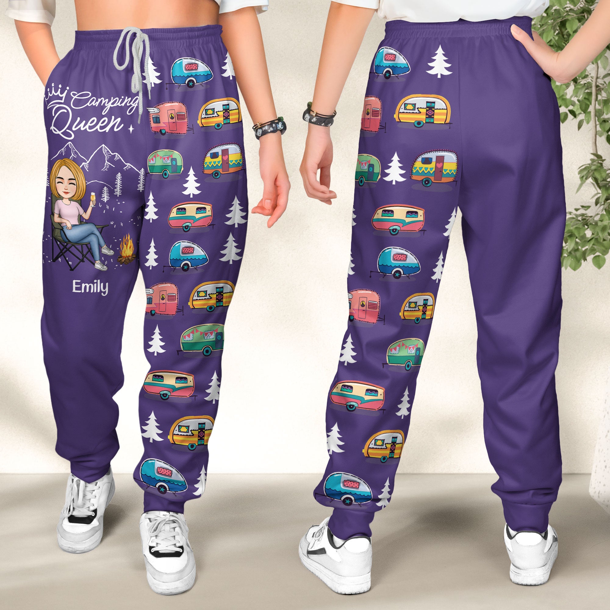 Happy Camper - Personalized Sweatpants