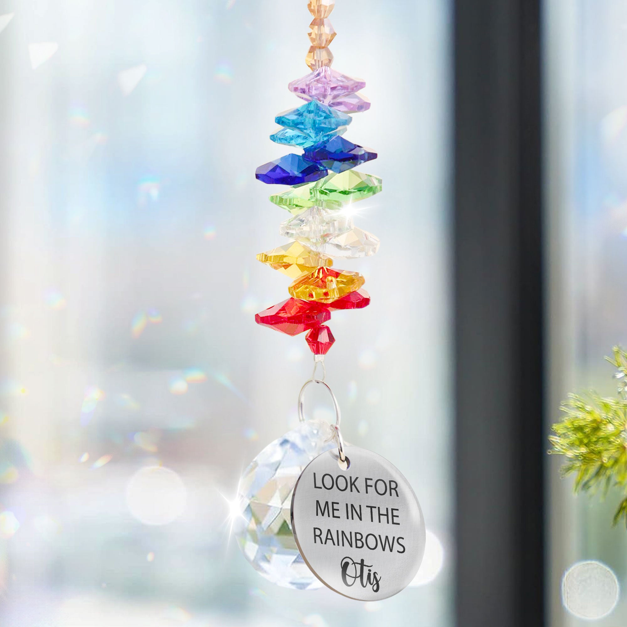 Hardest Goodbye - Personalized Ball Prism Suncatcher