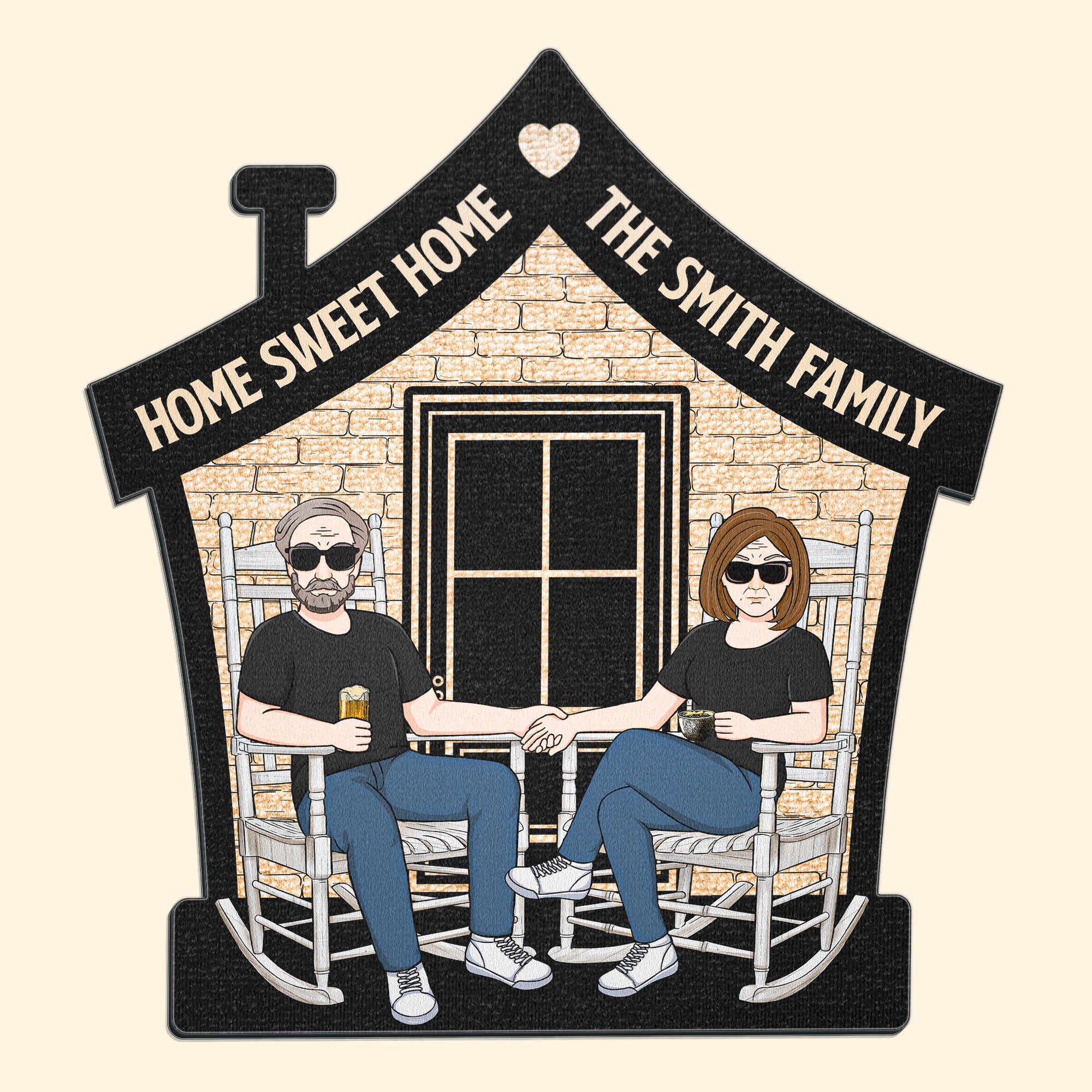 Home Sweet Home - Personalized Doormat