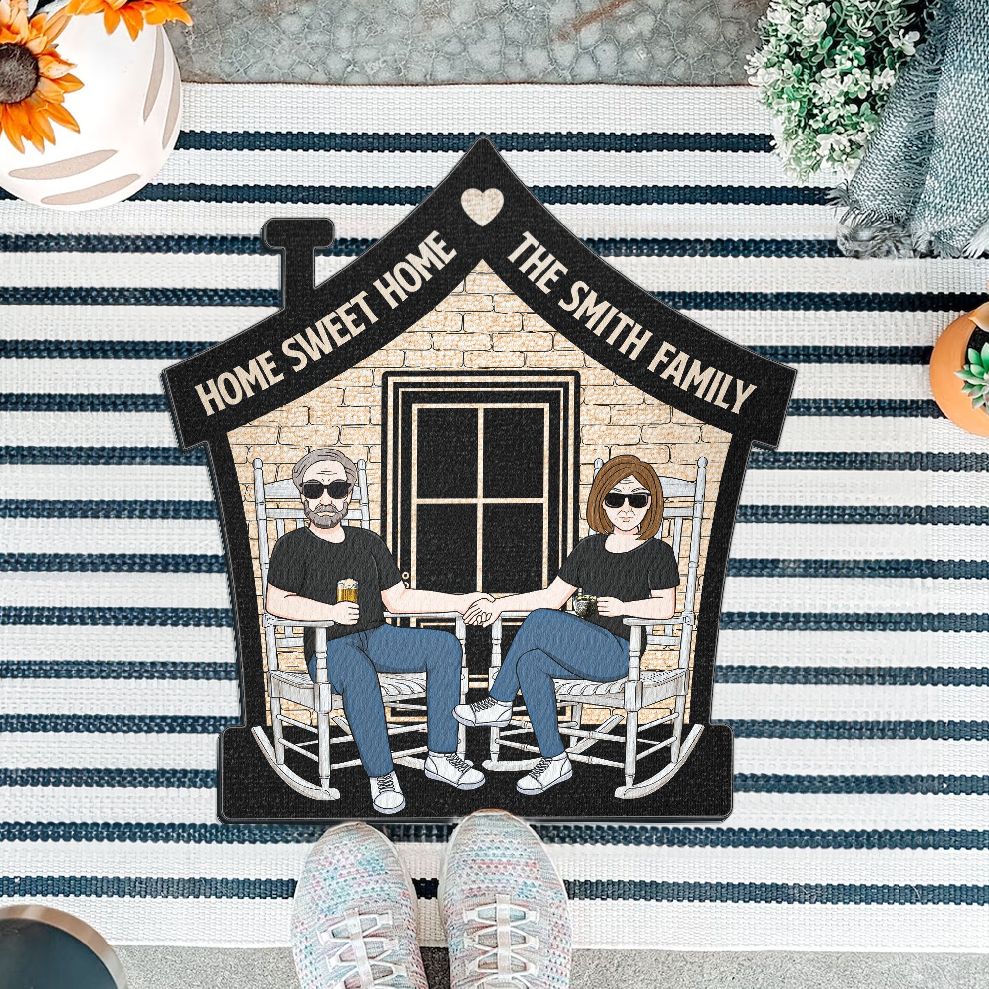 Home Sweet Home - Personalized Doormat