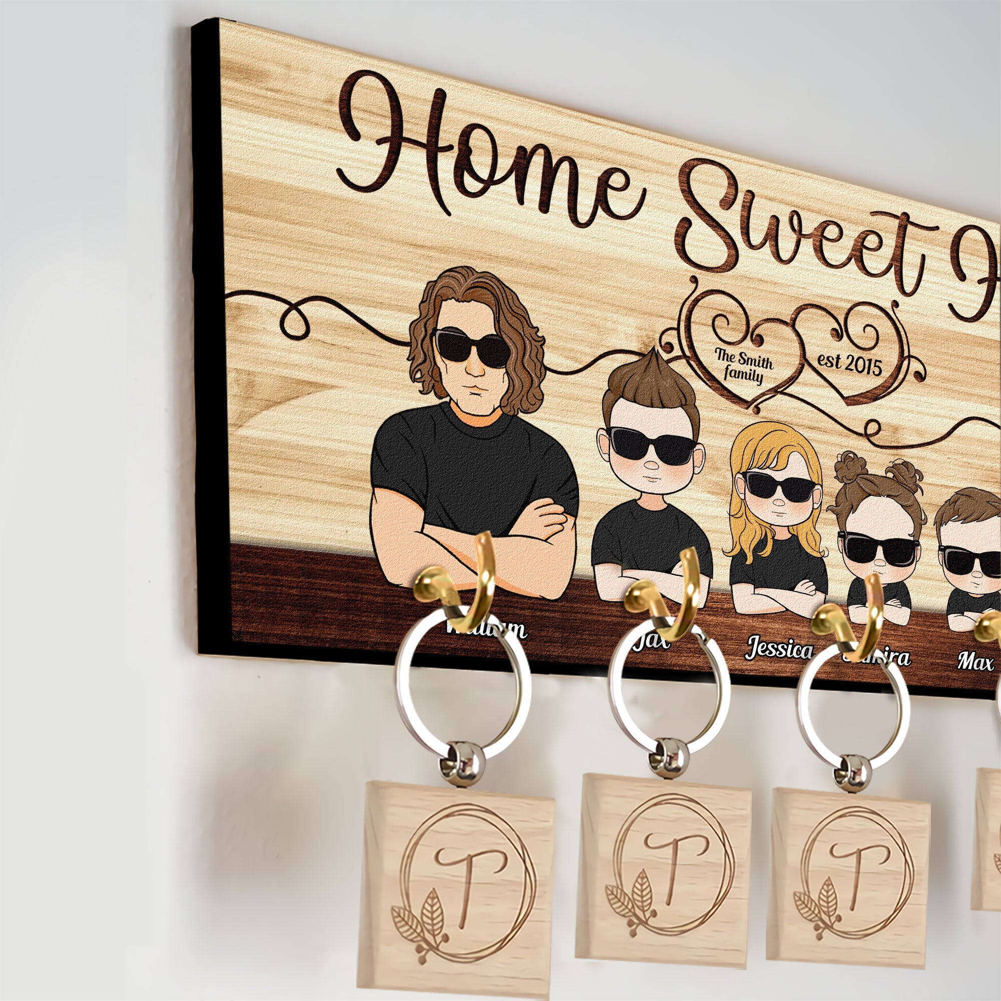 Home Sweet Home - Personalized Key Holder