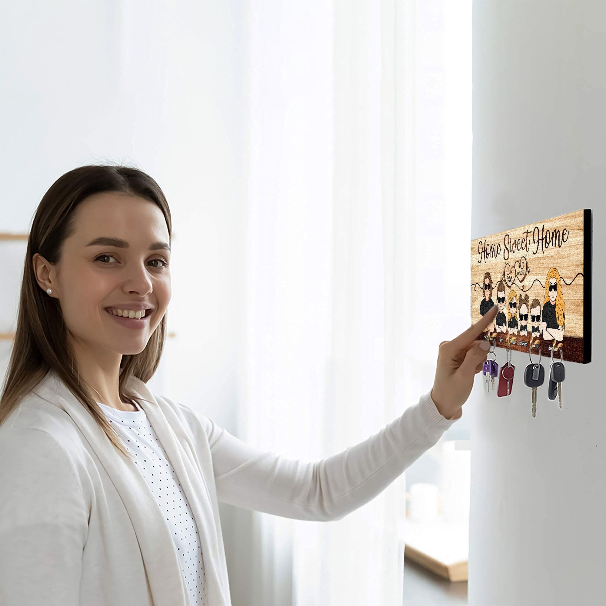 Home Sweet Home - Personalized Key Holder