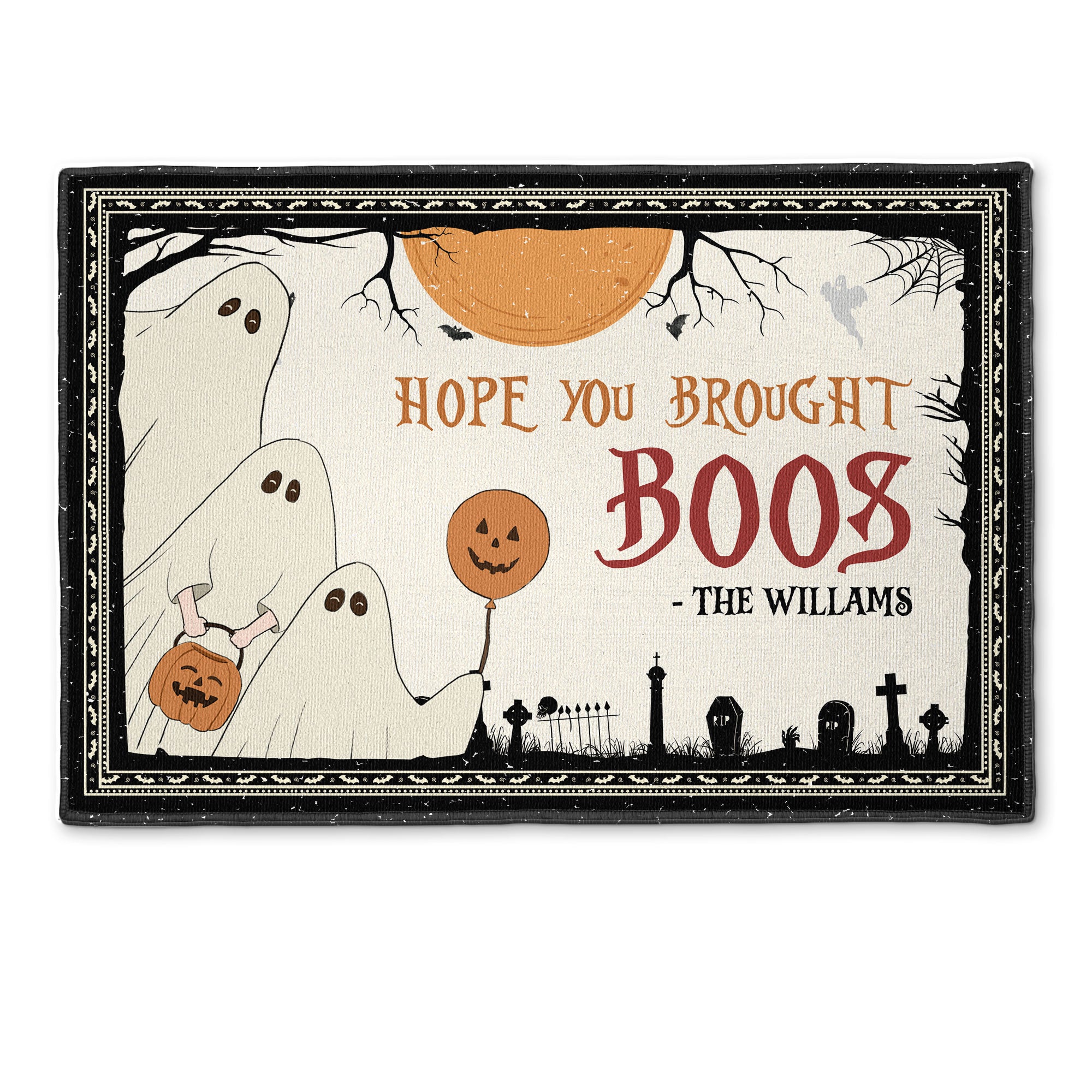 Hope You Brought Boos - Personalized Doormat