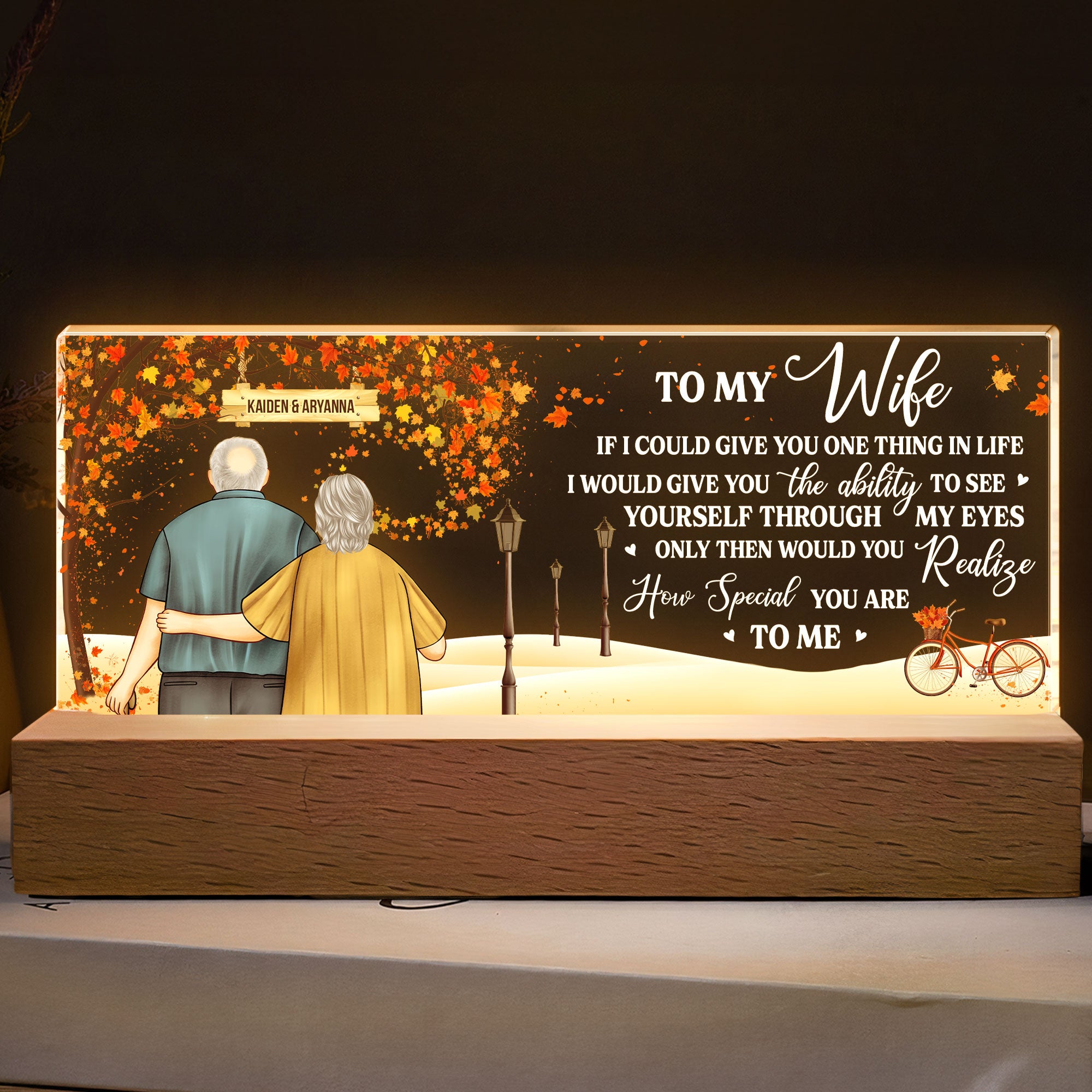 How Special You Are To Me - Personalized LED Night Light