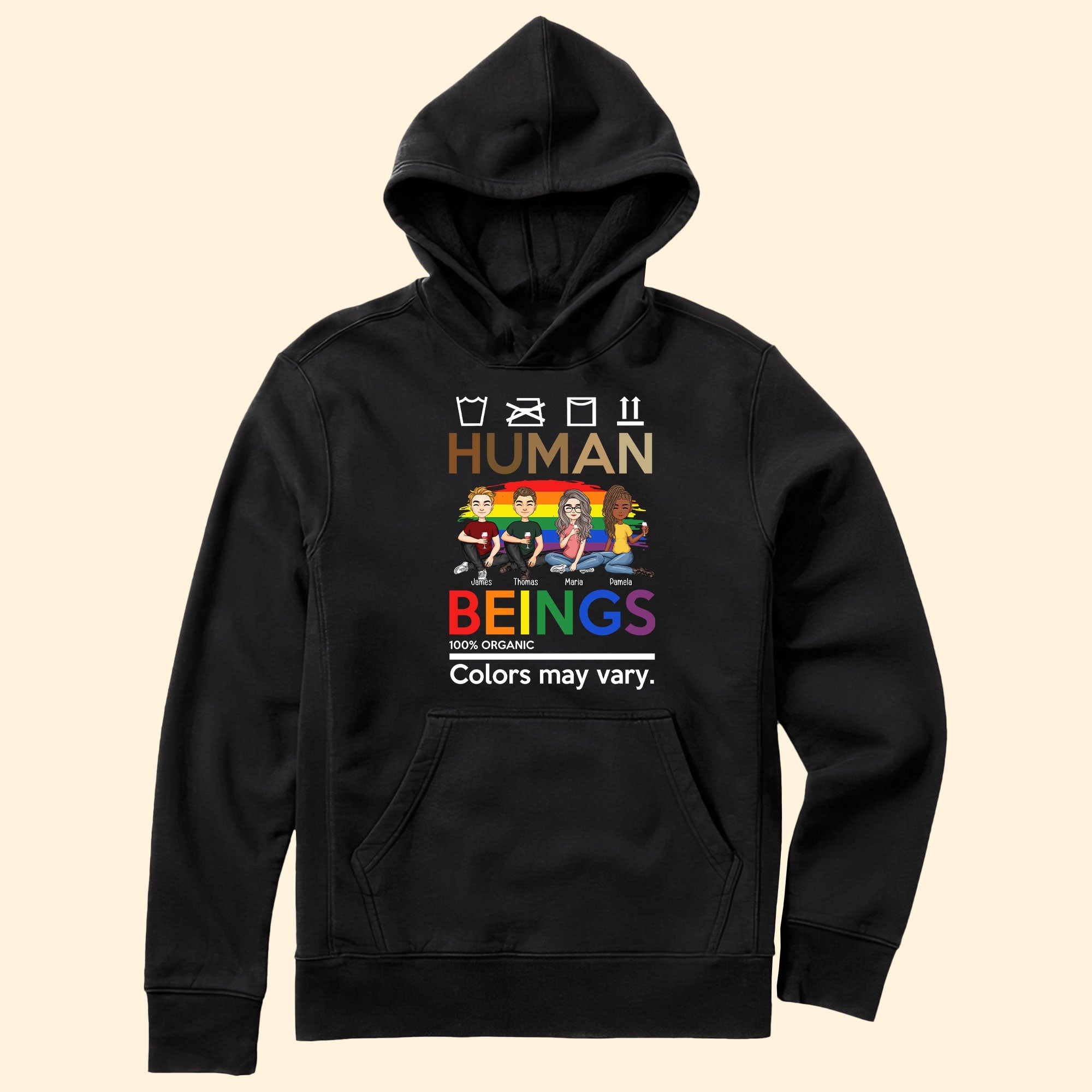 Human Beings Love Is Love Pride Month - Personalized Shirt