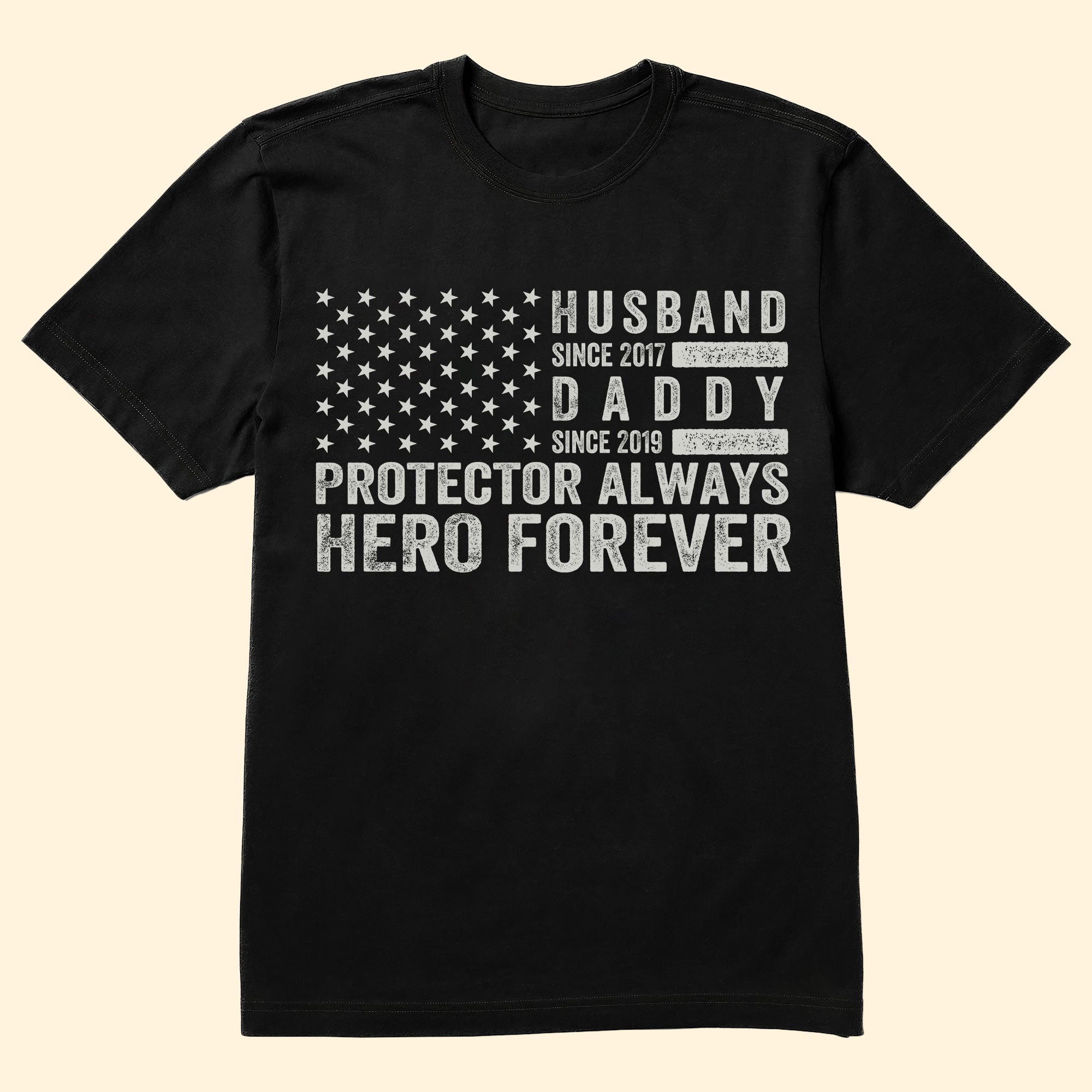 Husband Daddy Protector Hero - Personalized Shirt