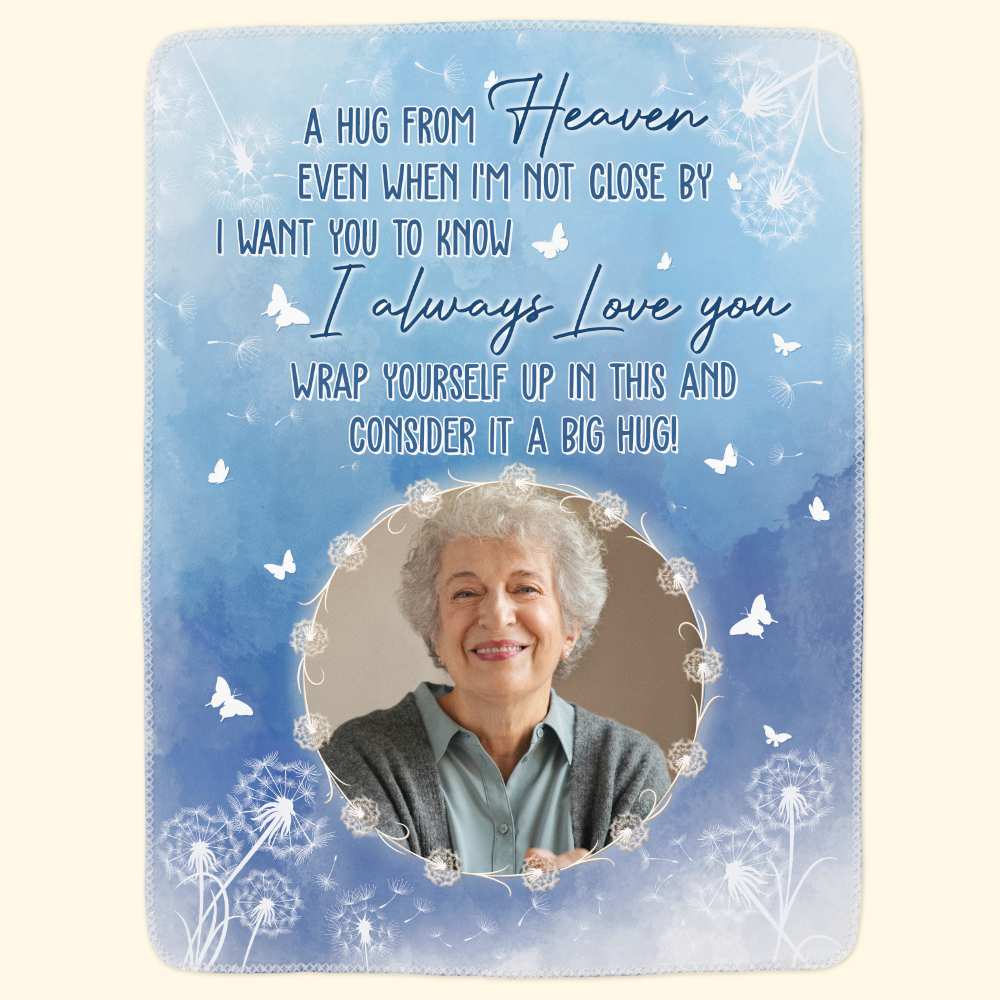 I Always Love You - Personalized Photo Memorial Blanket