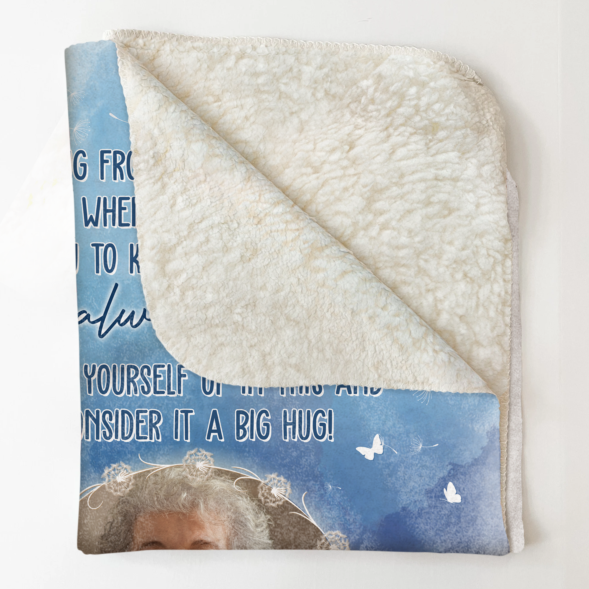 I Always Love You - Personalized Photo Memorial Blanket