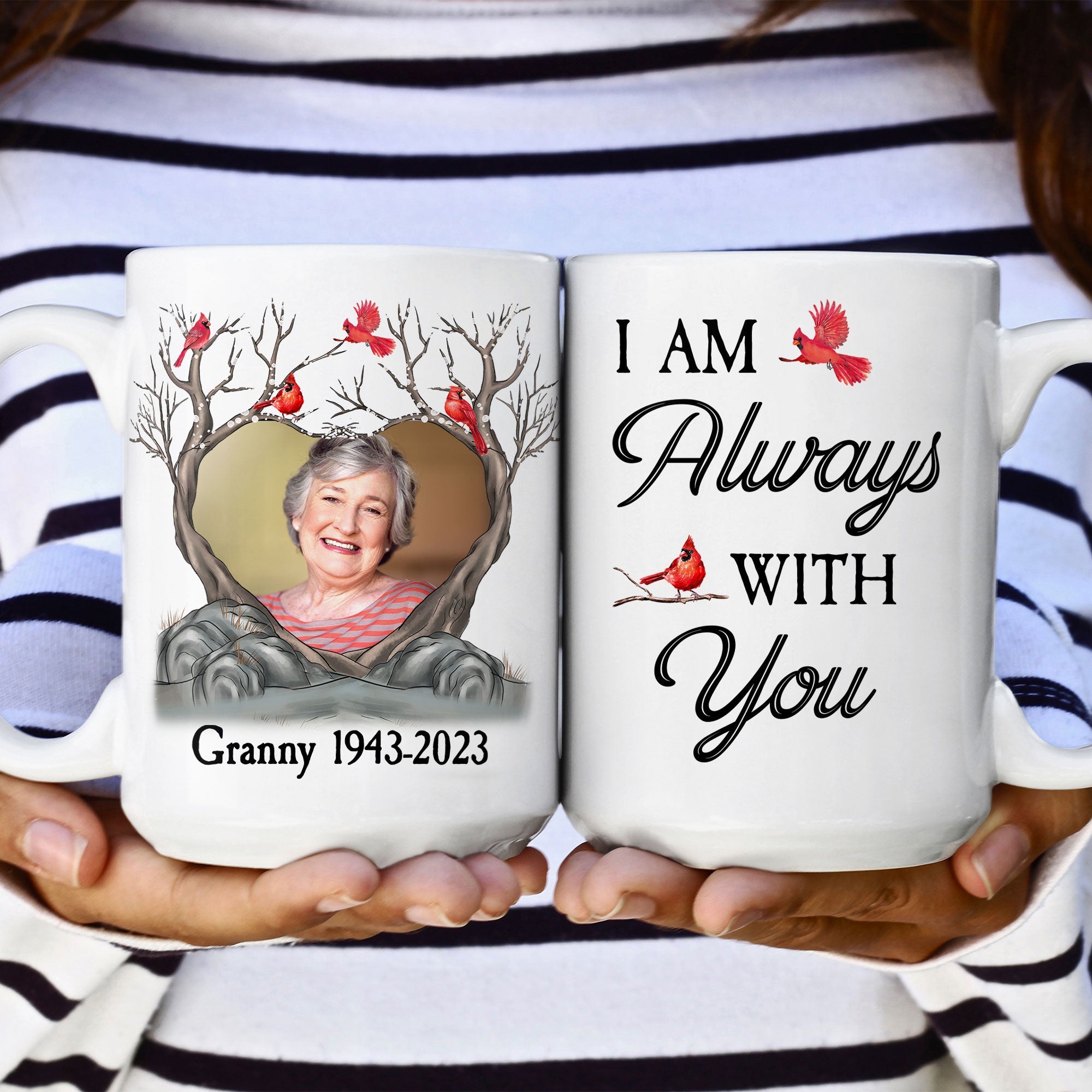  I Am Always With You Memorial Gifts - Personalized Photo Mug