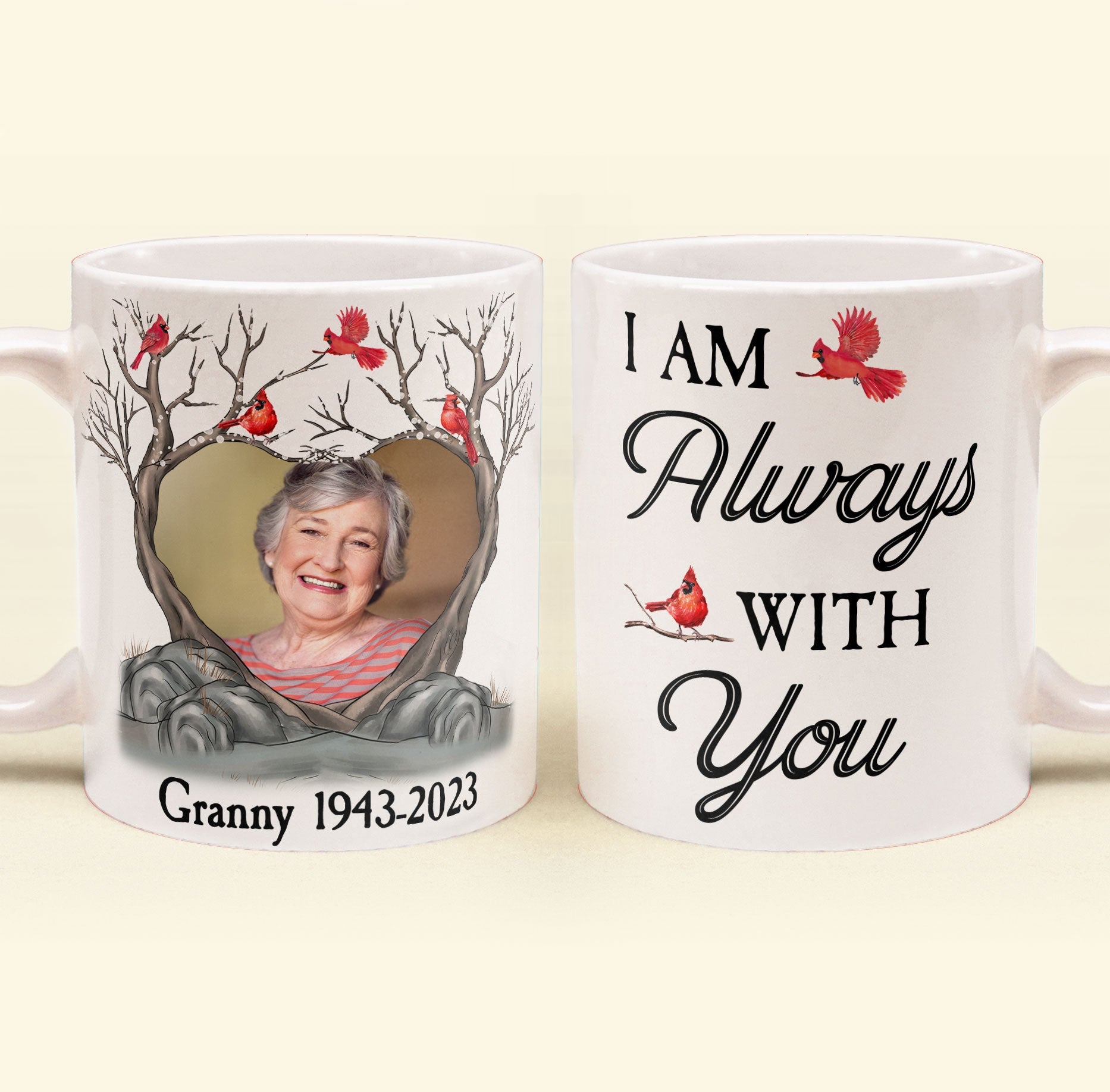  I Am Always With You Memorial Gifts - Personalized Photo Mug