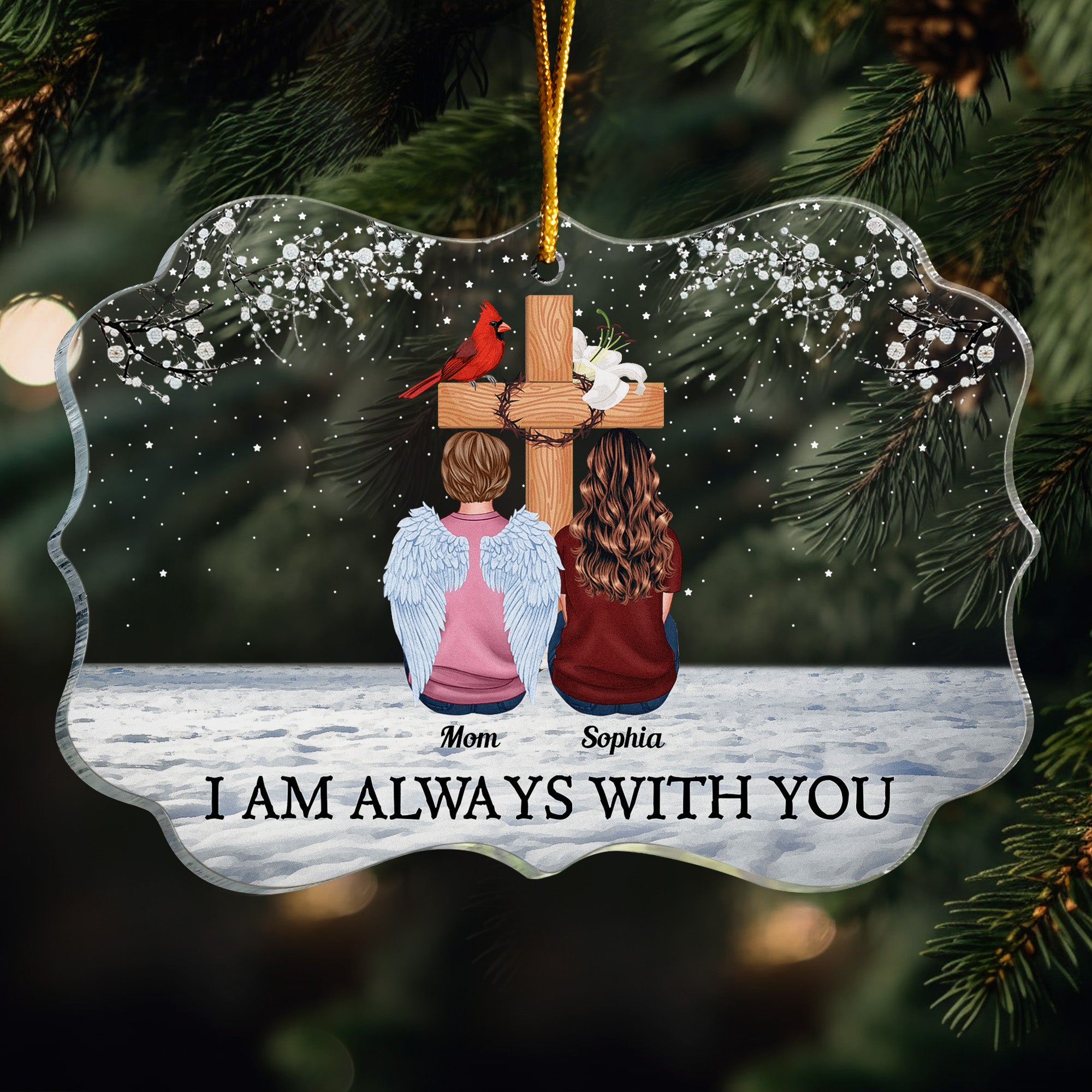 I Am Always With You - Personalized Acrylic Ornament