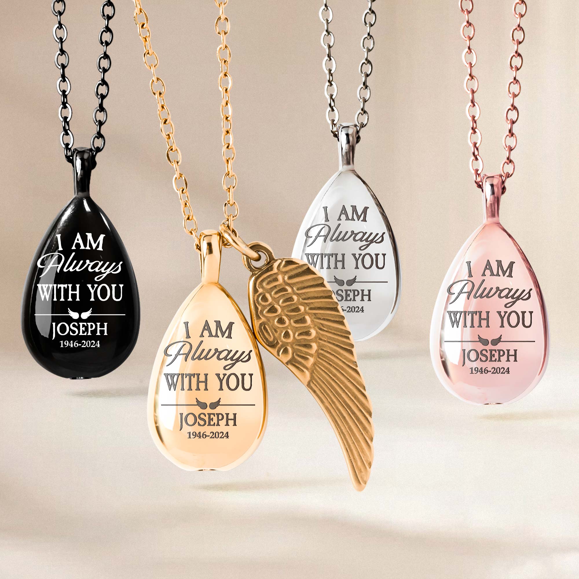 I Am Always With You - Personalized Urn Necklace