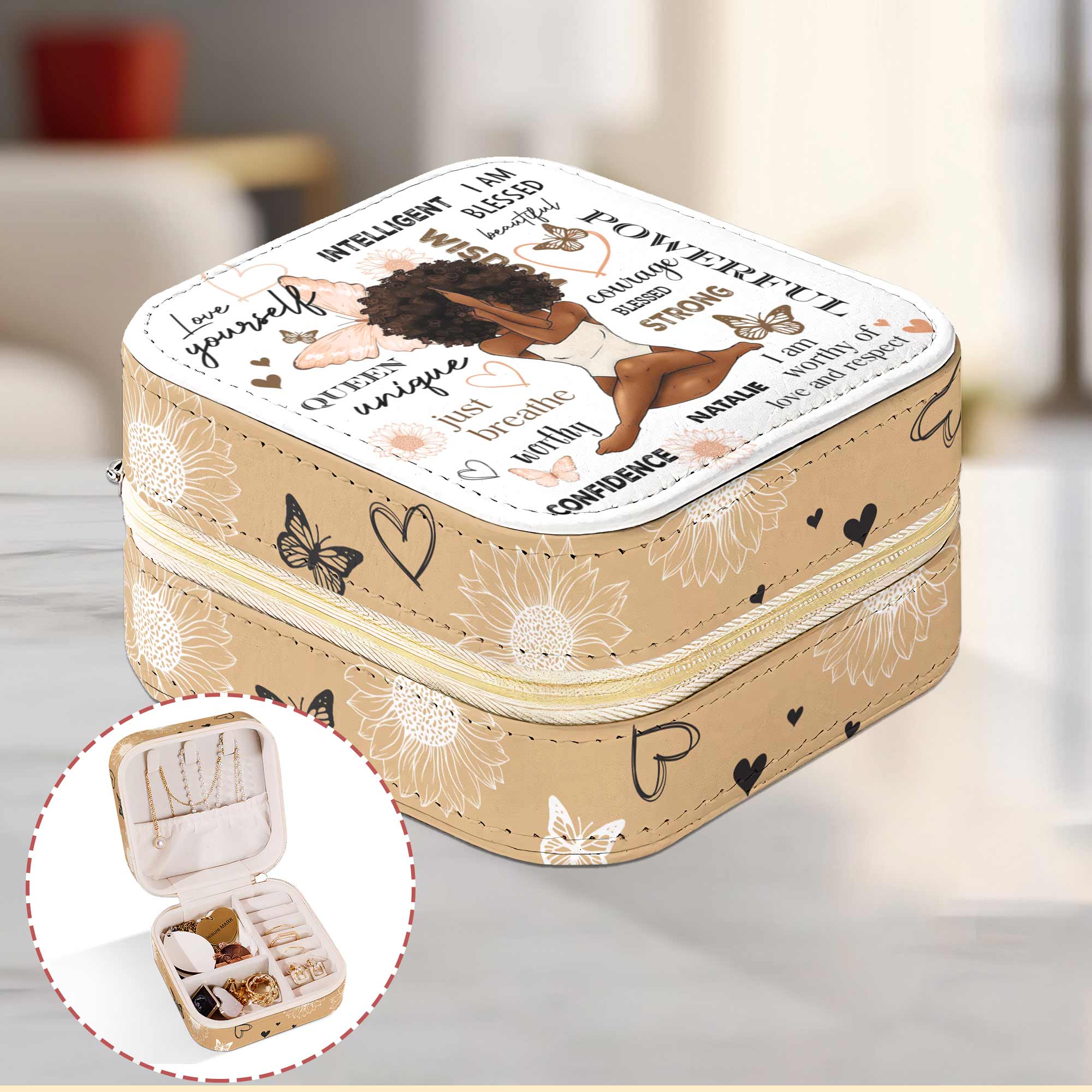 I Am Queen - Personalized Jewelry Box