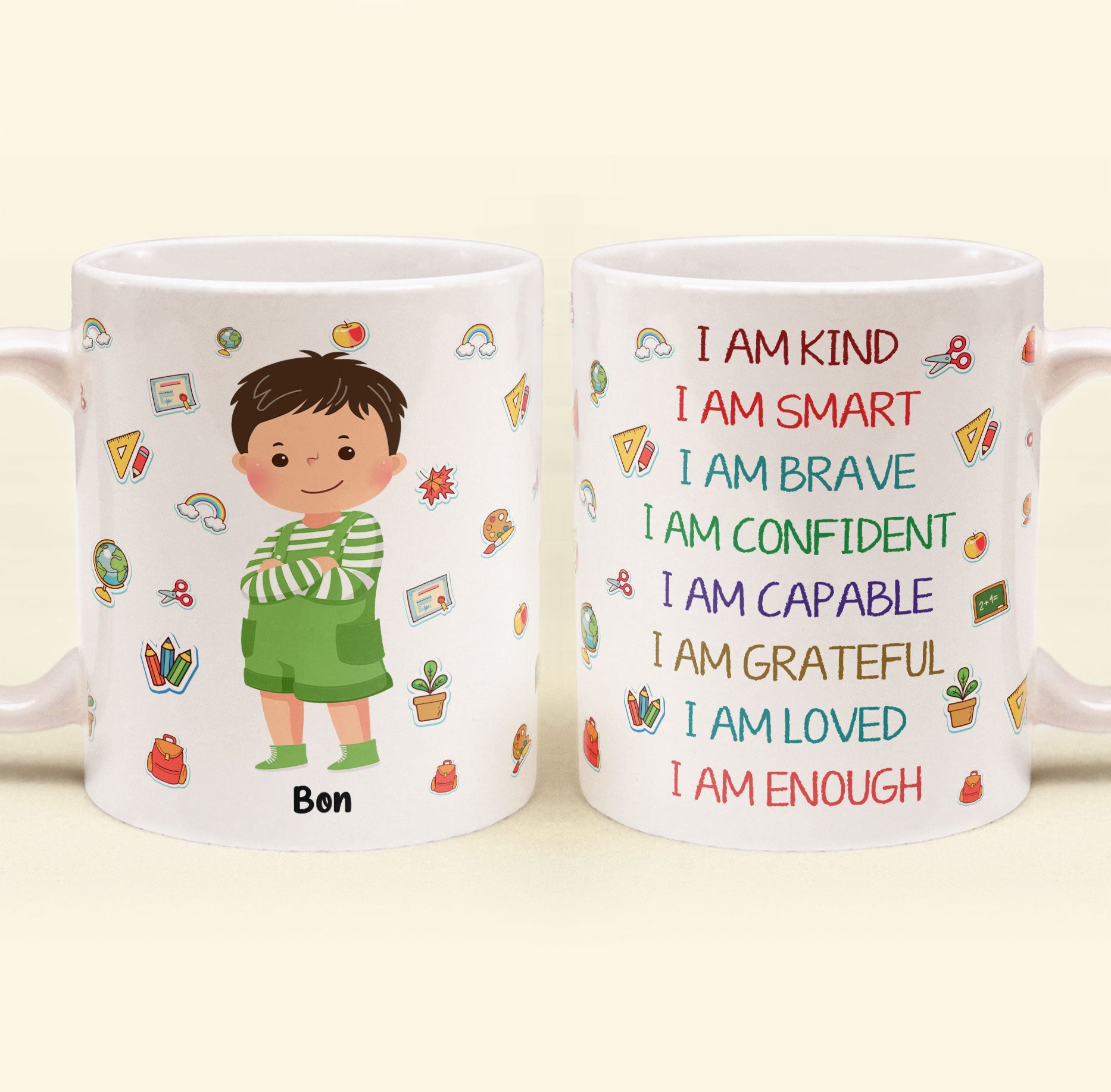 I Am Smart, Brave - Personalized Mug