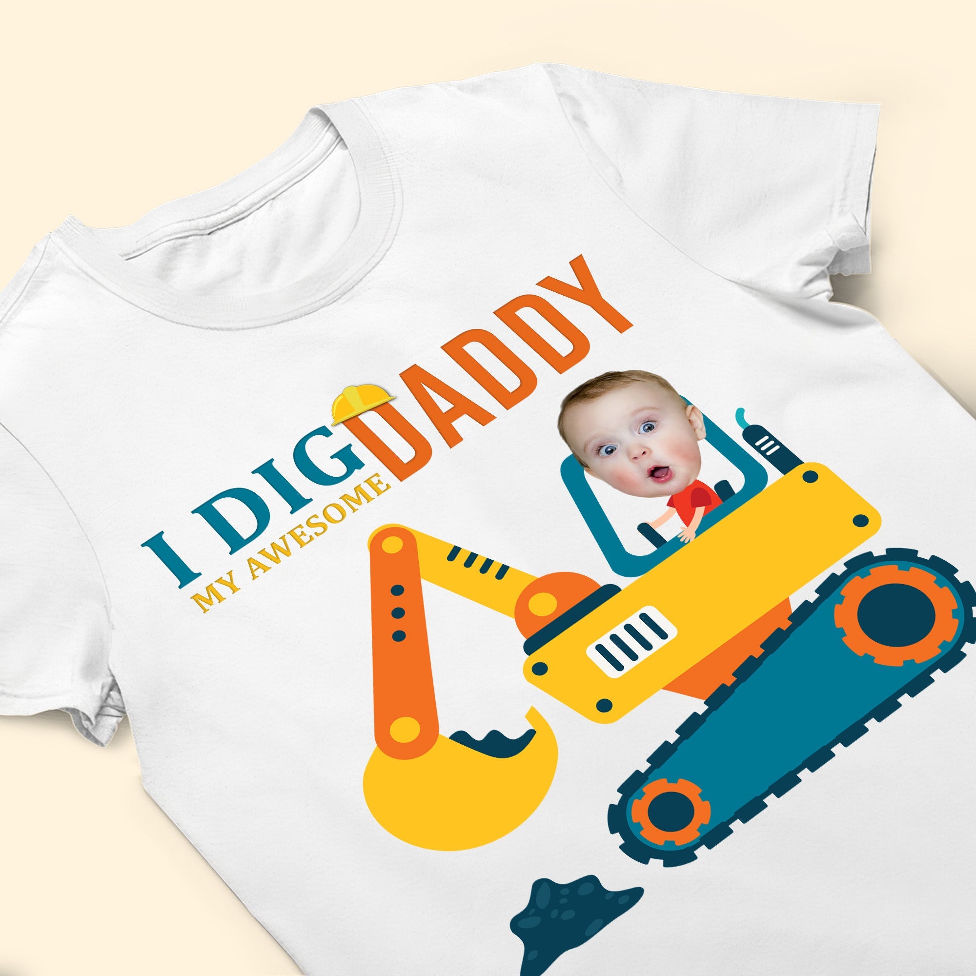 I Dig My Awesome Daddy - Personalized Photo Shirt