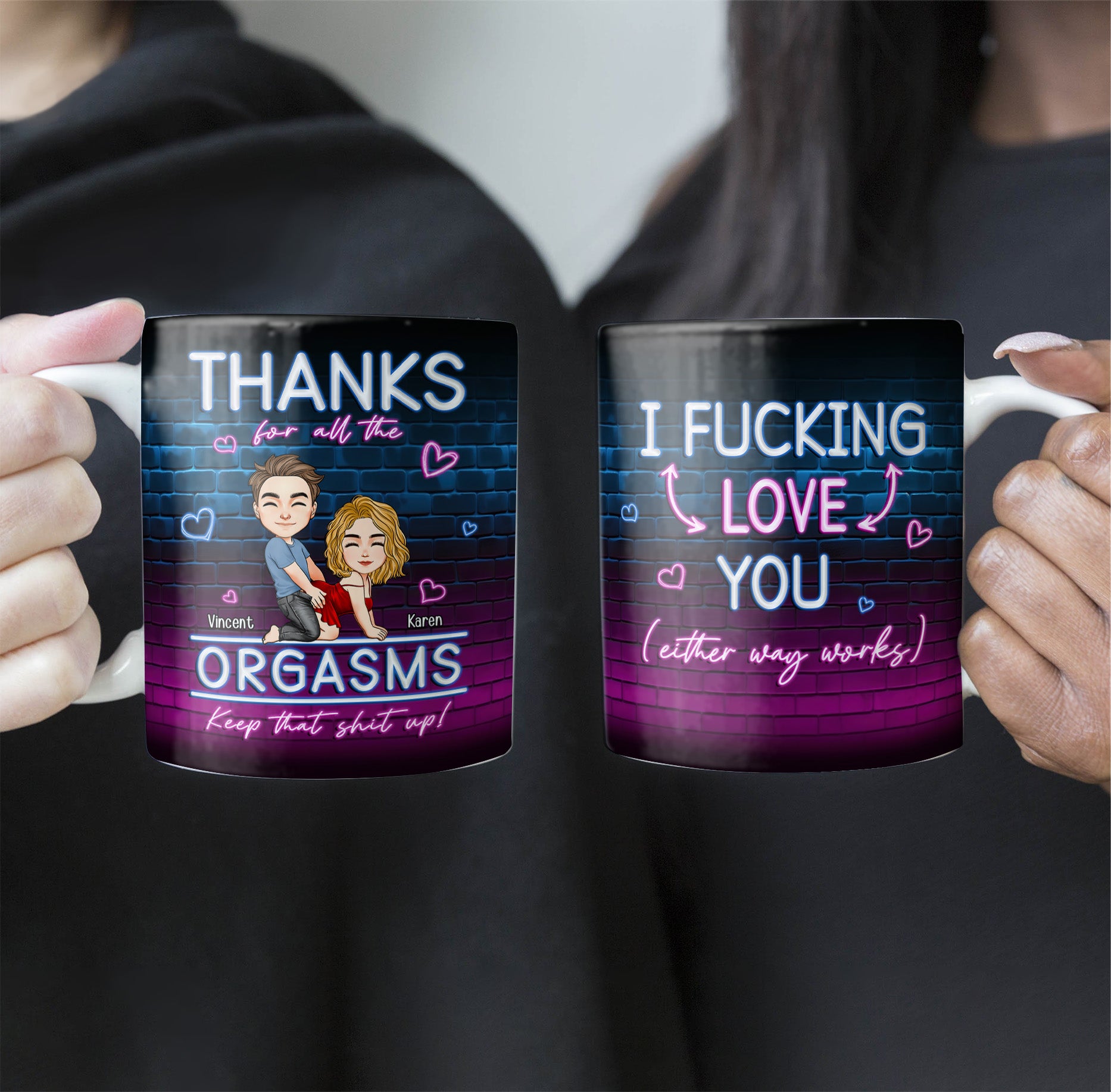 I F-Cking Love You (Either Way Works) - Personalized Mug