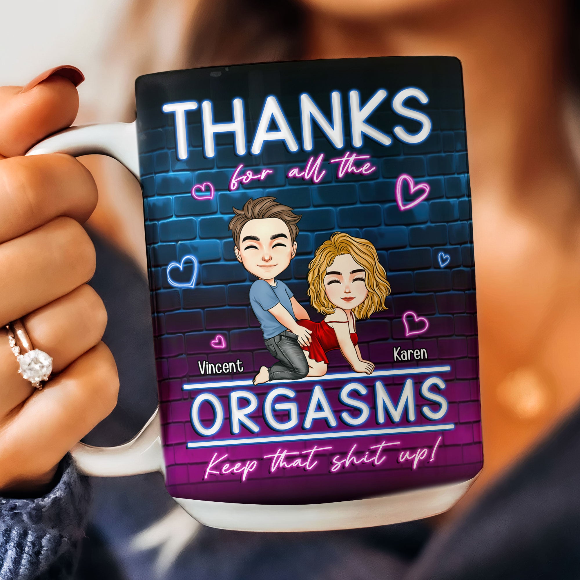 I F-Cking Love You (Either Way Works) - Personalized Mug