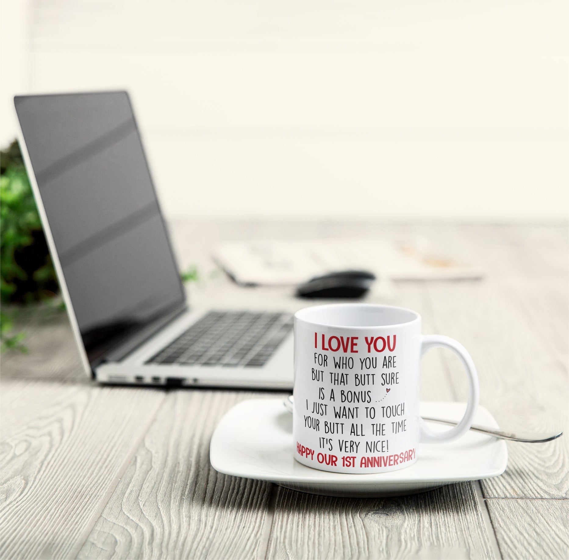 I Just Want To Touch Your Butt - Personalized Mug