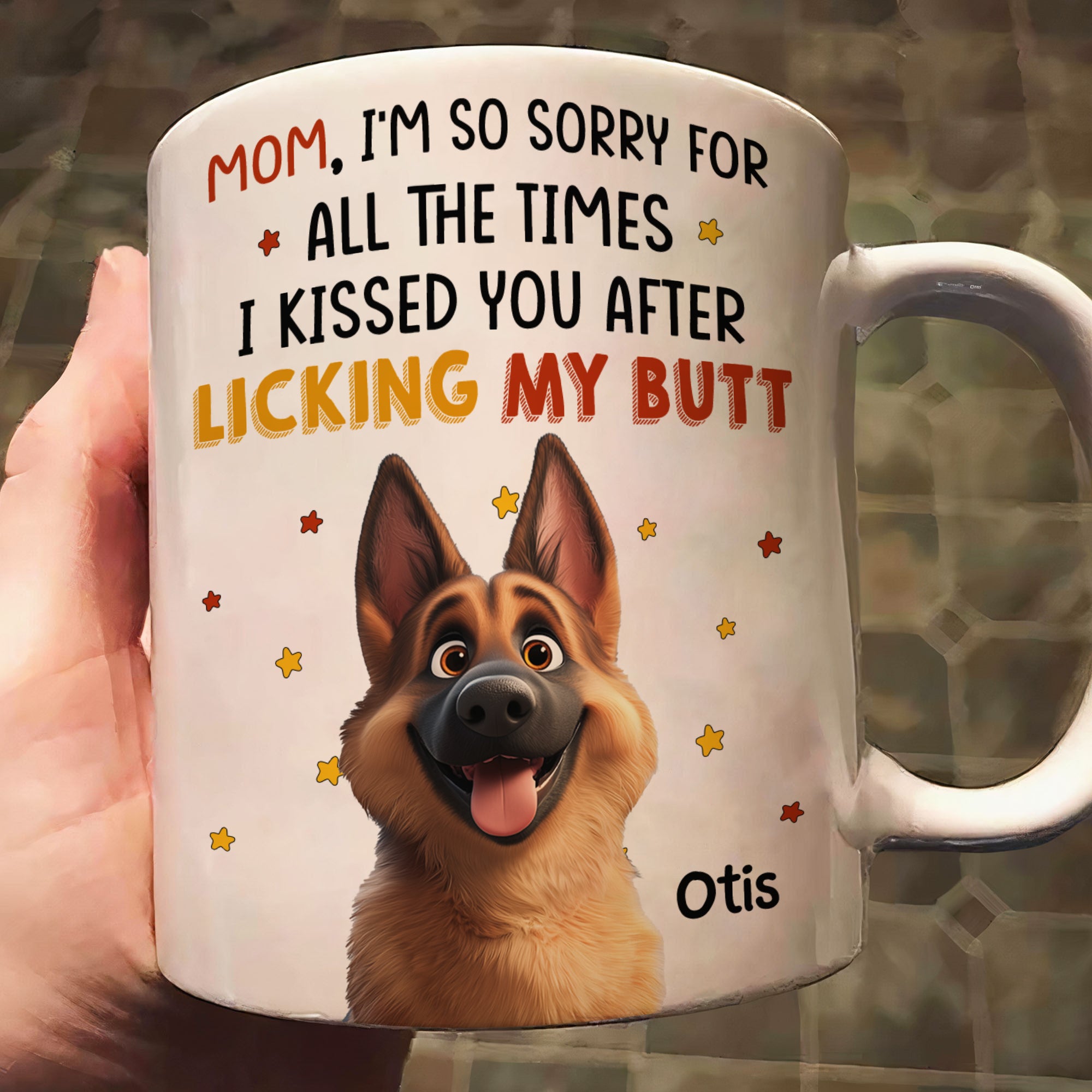 I Kissed You After Licking Butt - Personalized Mug