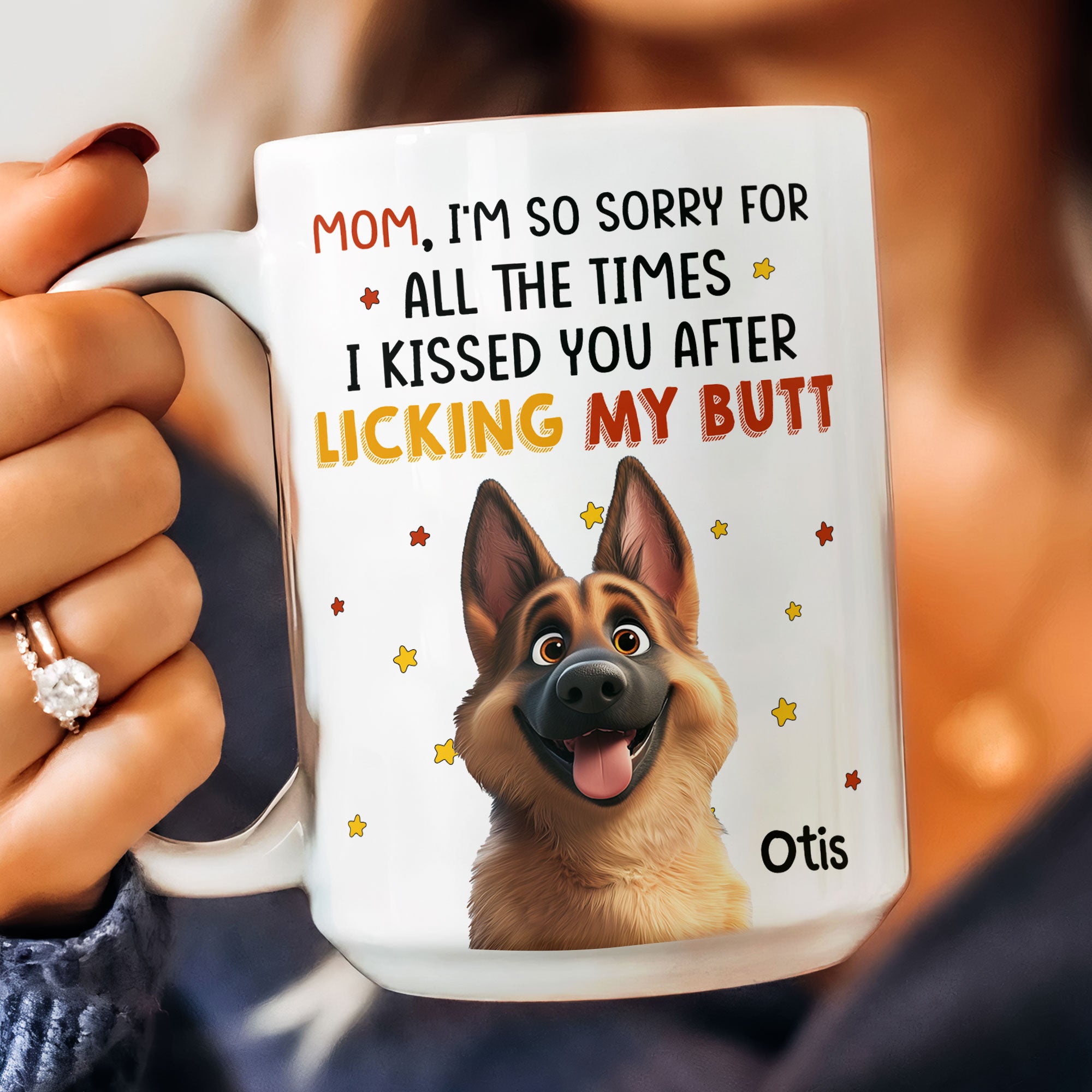 I Kissed You After Licking Butt - Personalized Mug