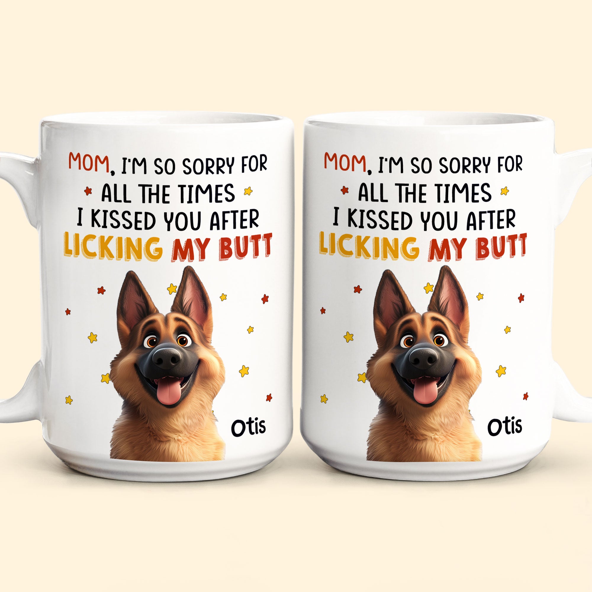 I Kissed You After Licking Butt - Personalized Mug