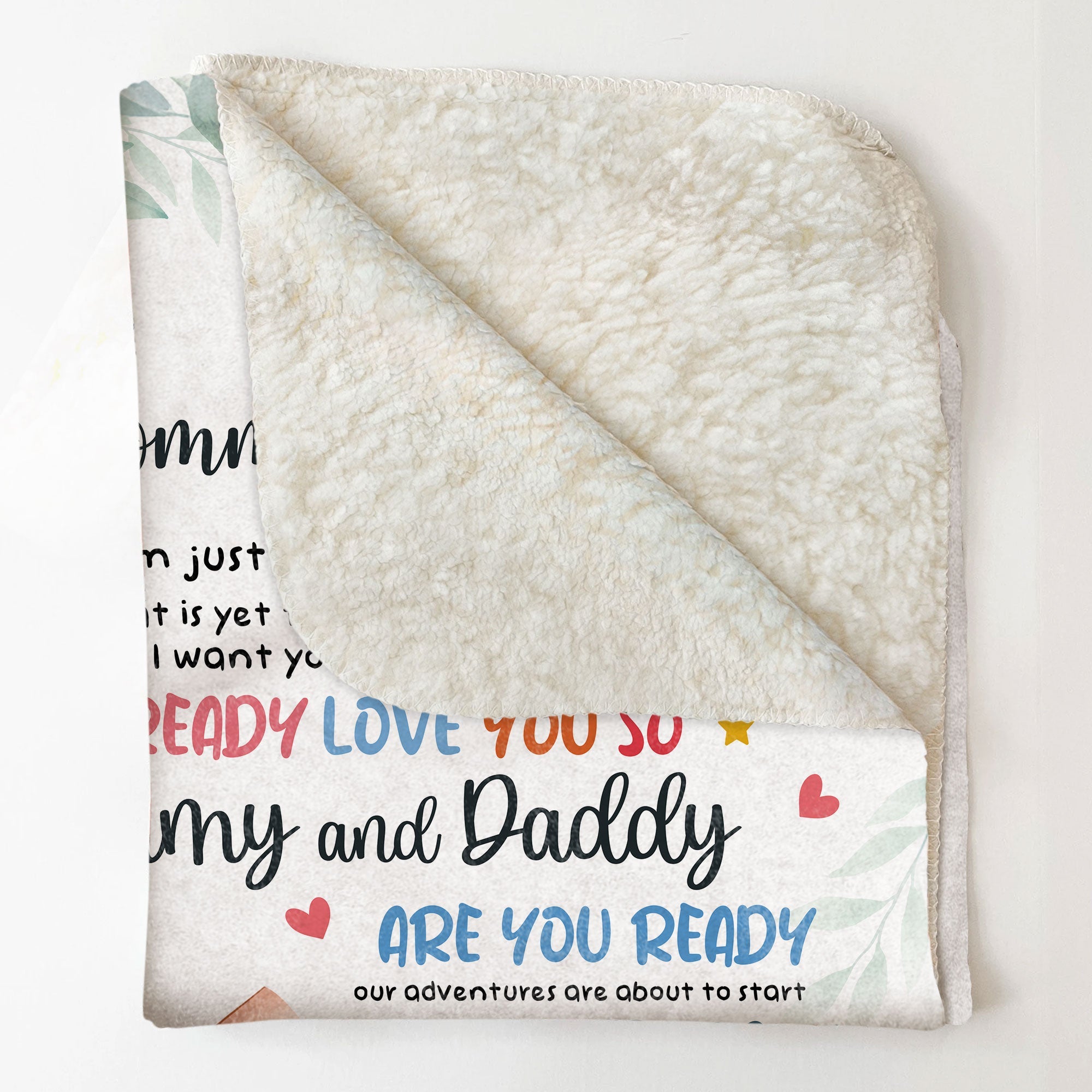 I Know I'm Just A Little Bump New Mom New Dad Baby Shower Gift - Personalized Blanket