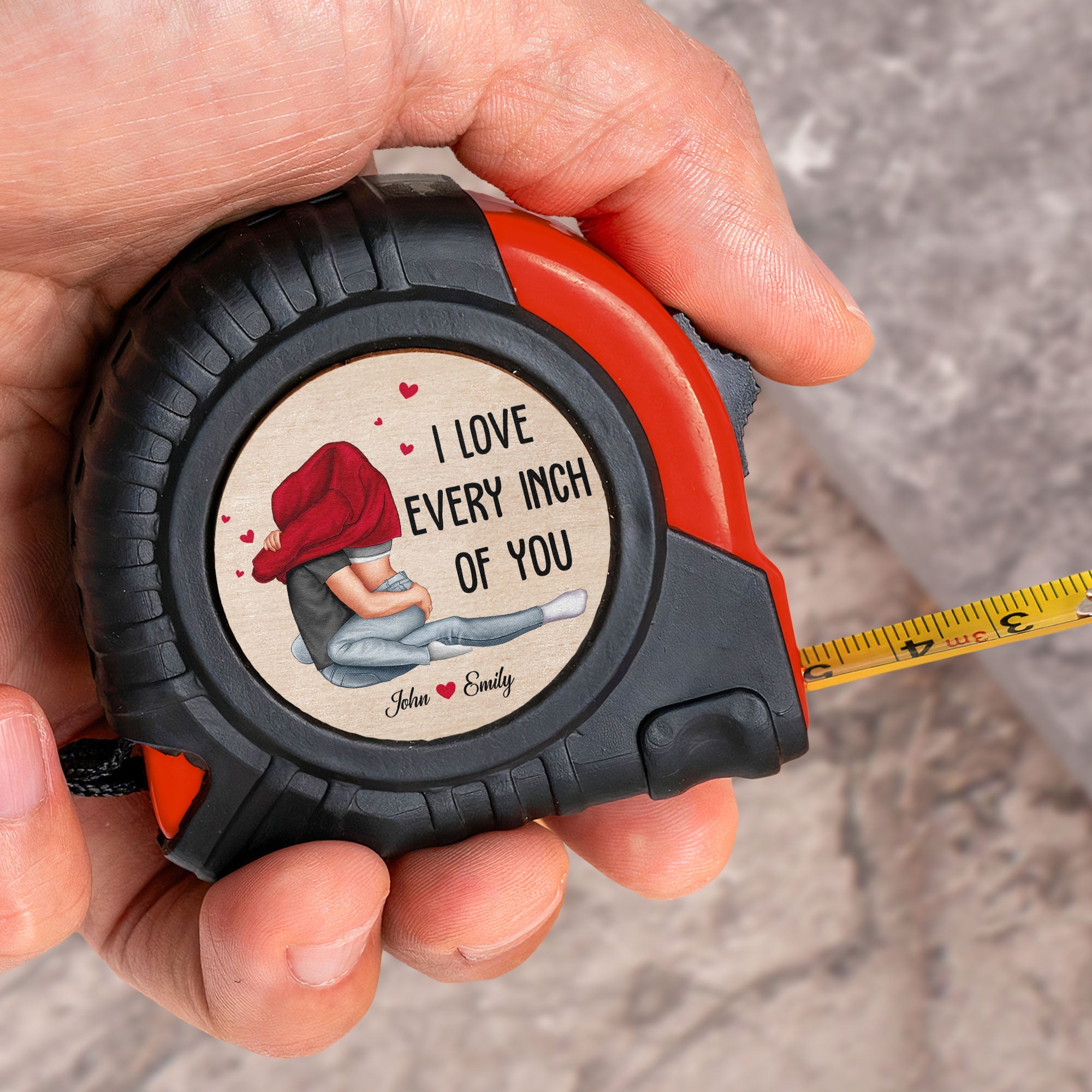 I Love Every Inch Of You - Personalized Tape Measure