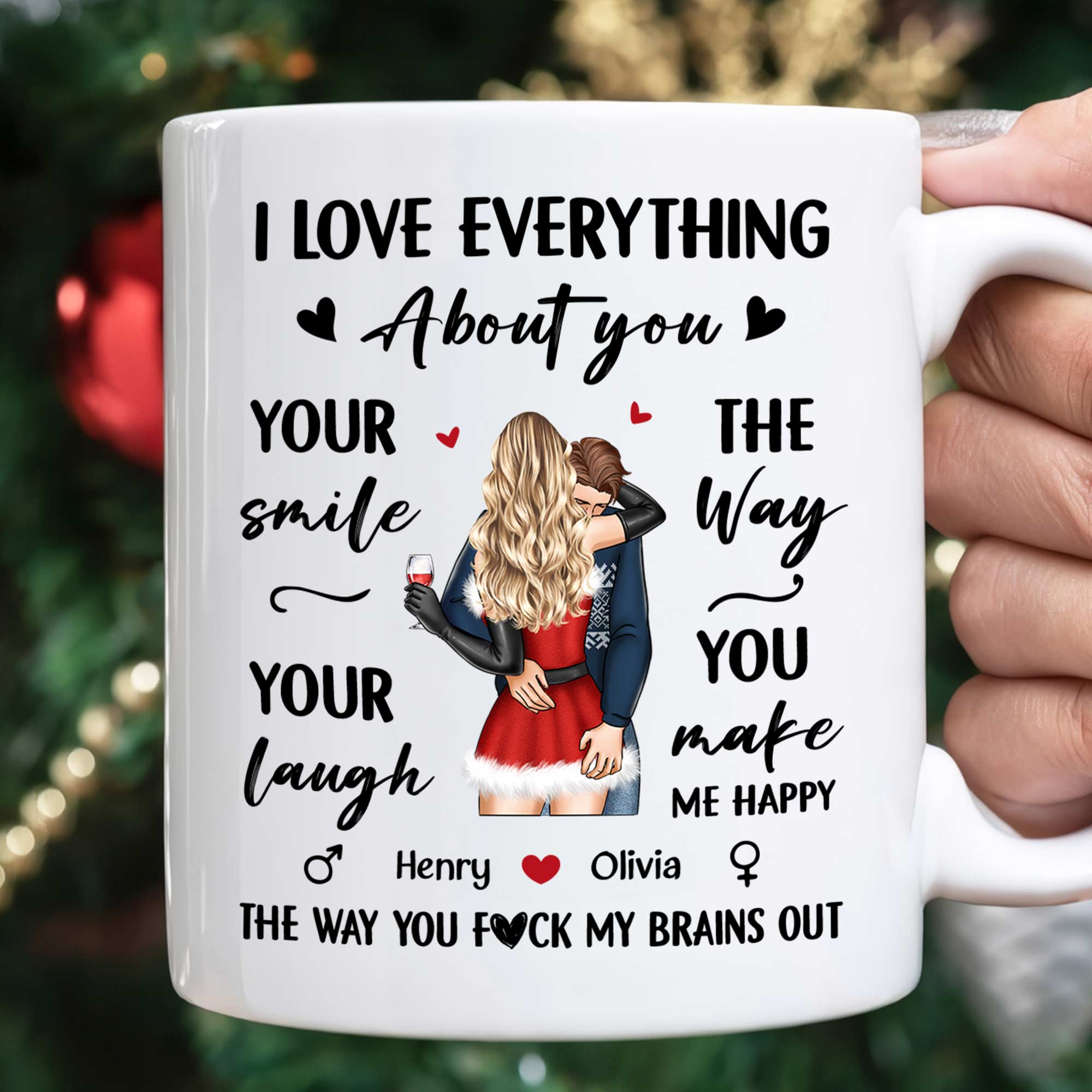 I Love Everything About You - Personalized Mug