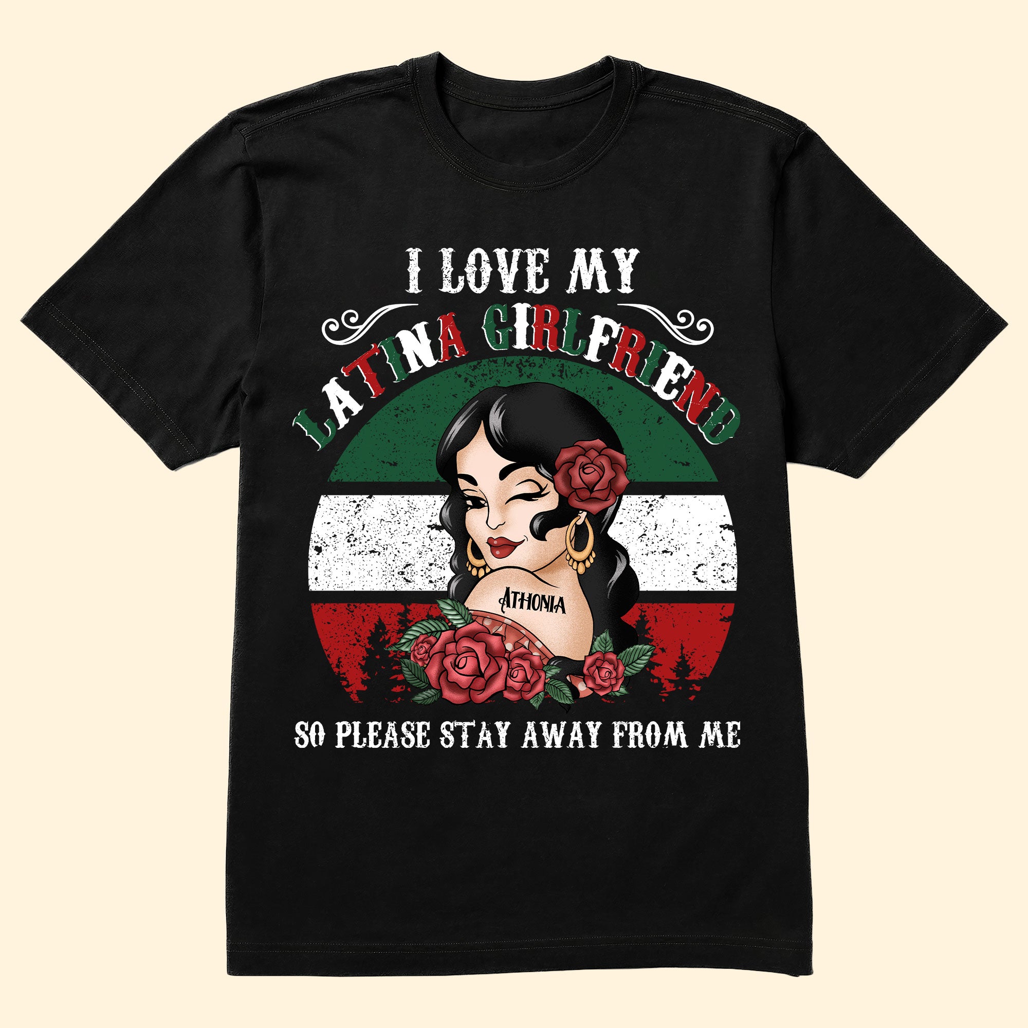 I Love My Latina Girlfriend - Personalized Shirt